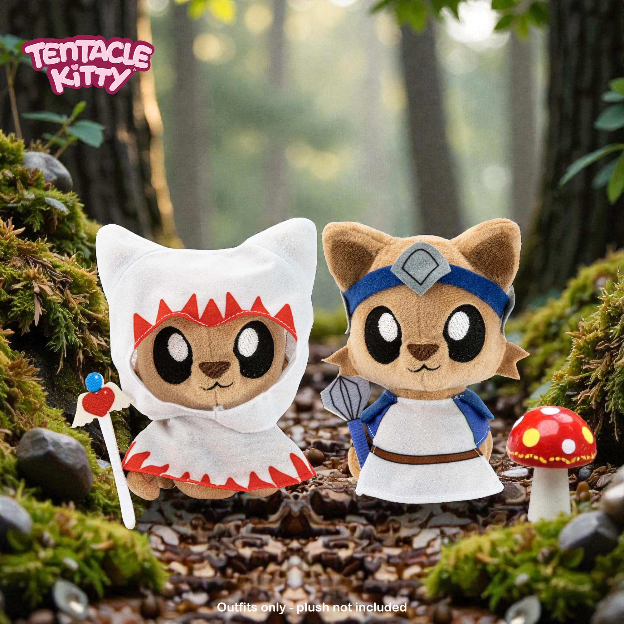 Tentacle Kitty Campaign Critters | Healer Class Plush Clothing Pack