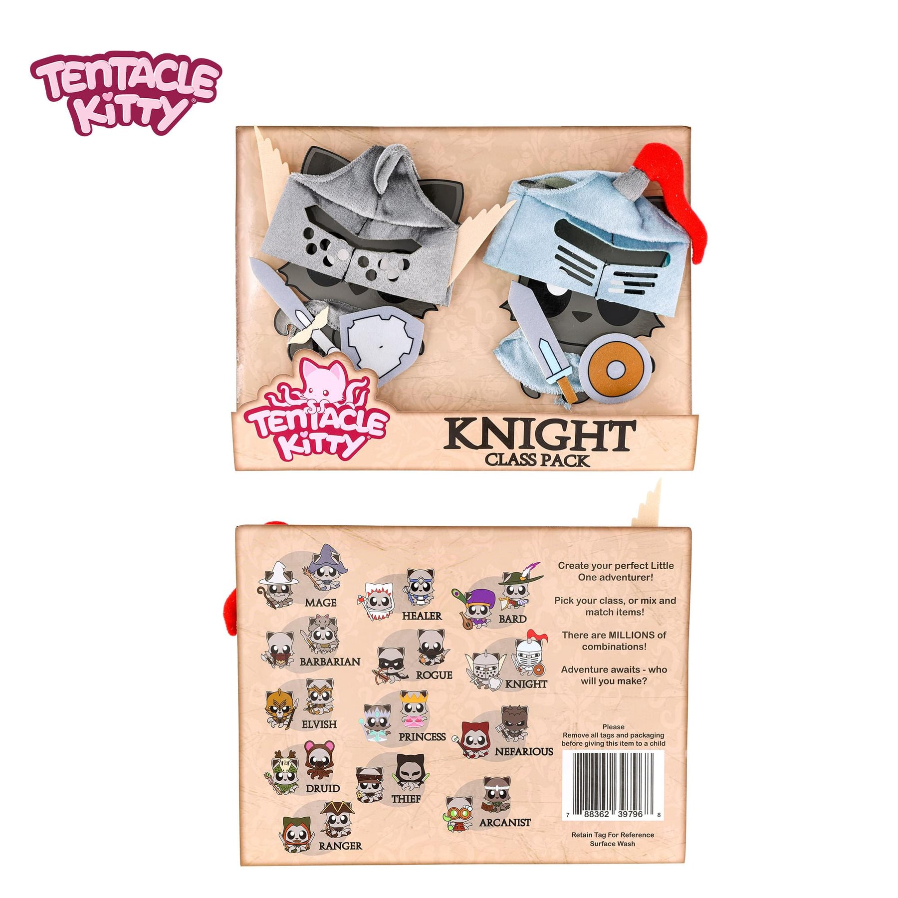 Tentacle Kitty Campaign Critters | Knight Class Plush Clothing Pack