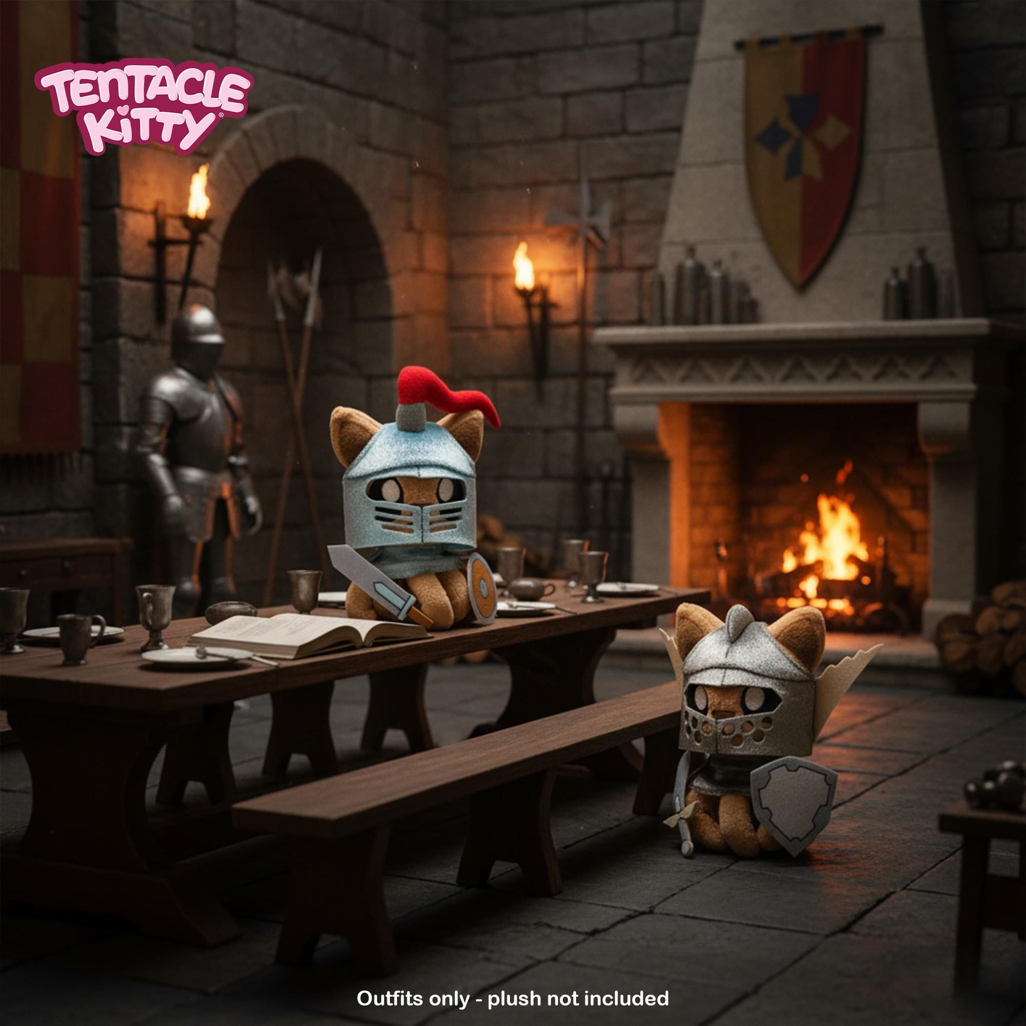 Tentacle Kitty Campaign Critters | Knight Class Plush Clothing Pack