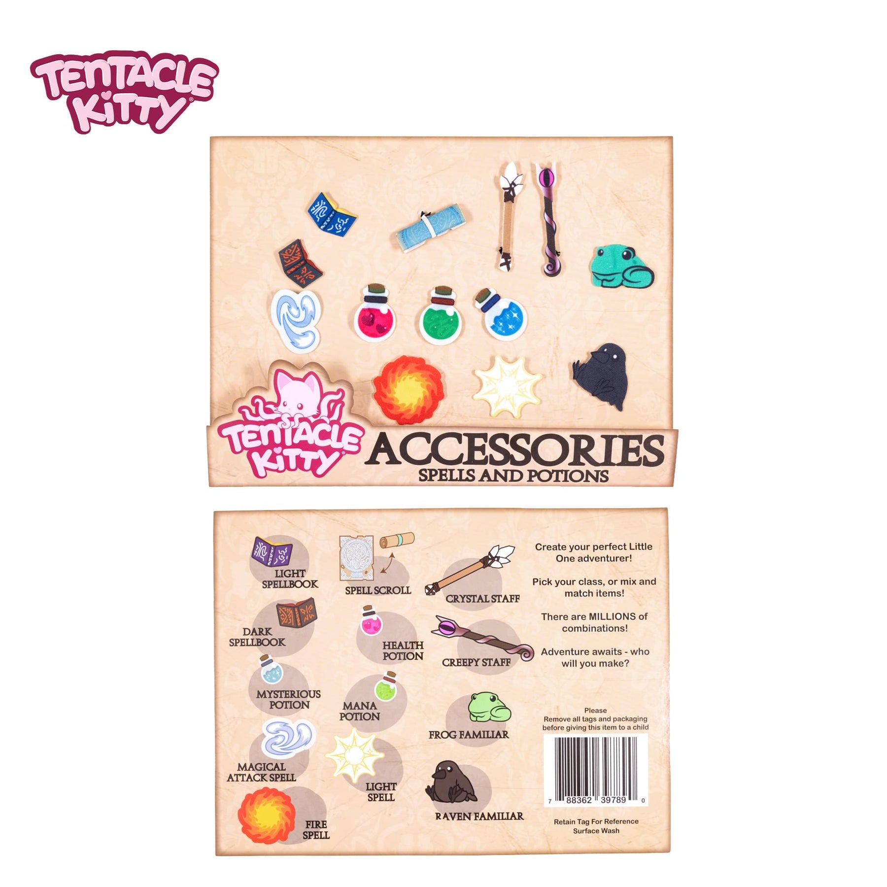 Tentacle Kitty Campaign Critters | Magic Spells Accessory Pack