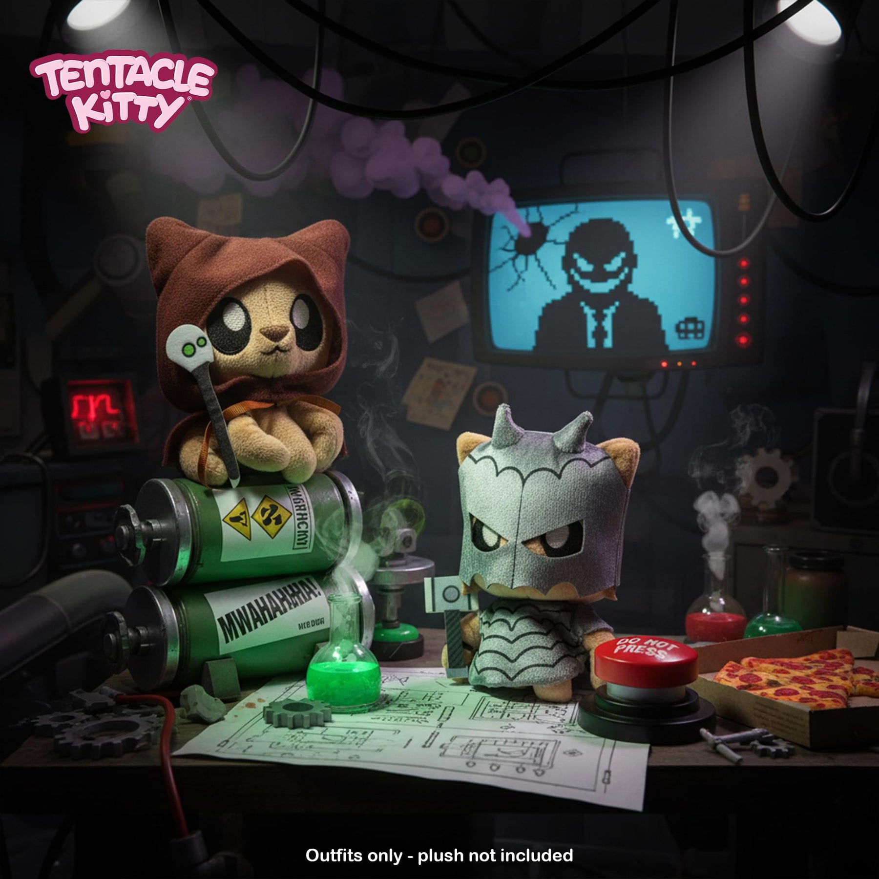 Tentacle Kitty Campaign Critters | Nefarious Class Plush Clothing Pack