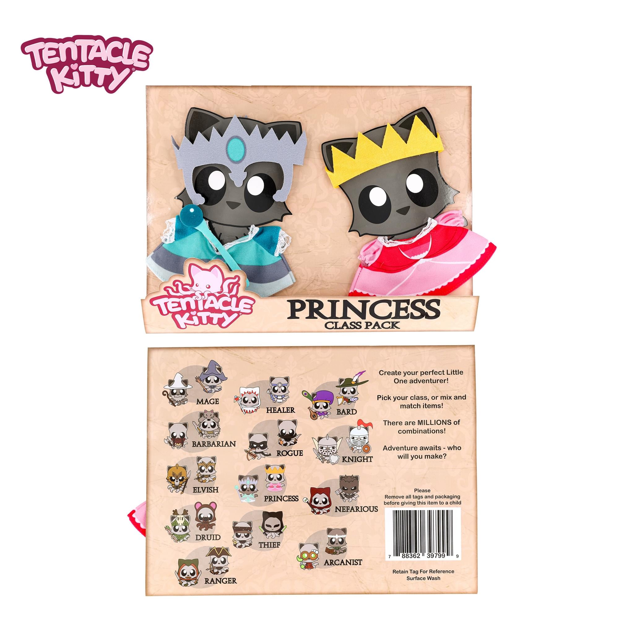 Tentacle Kitty Campaign Critters | Princess Class Plush Clothing Pack