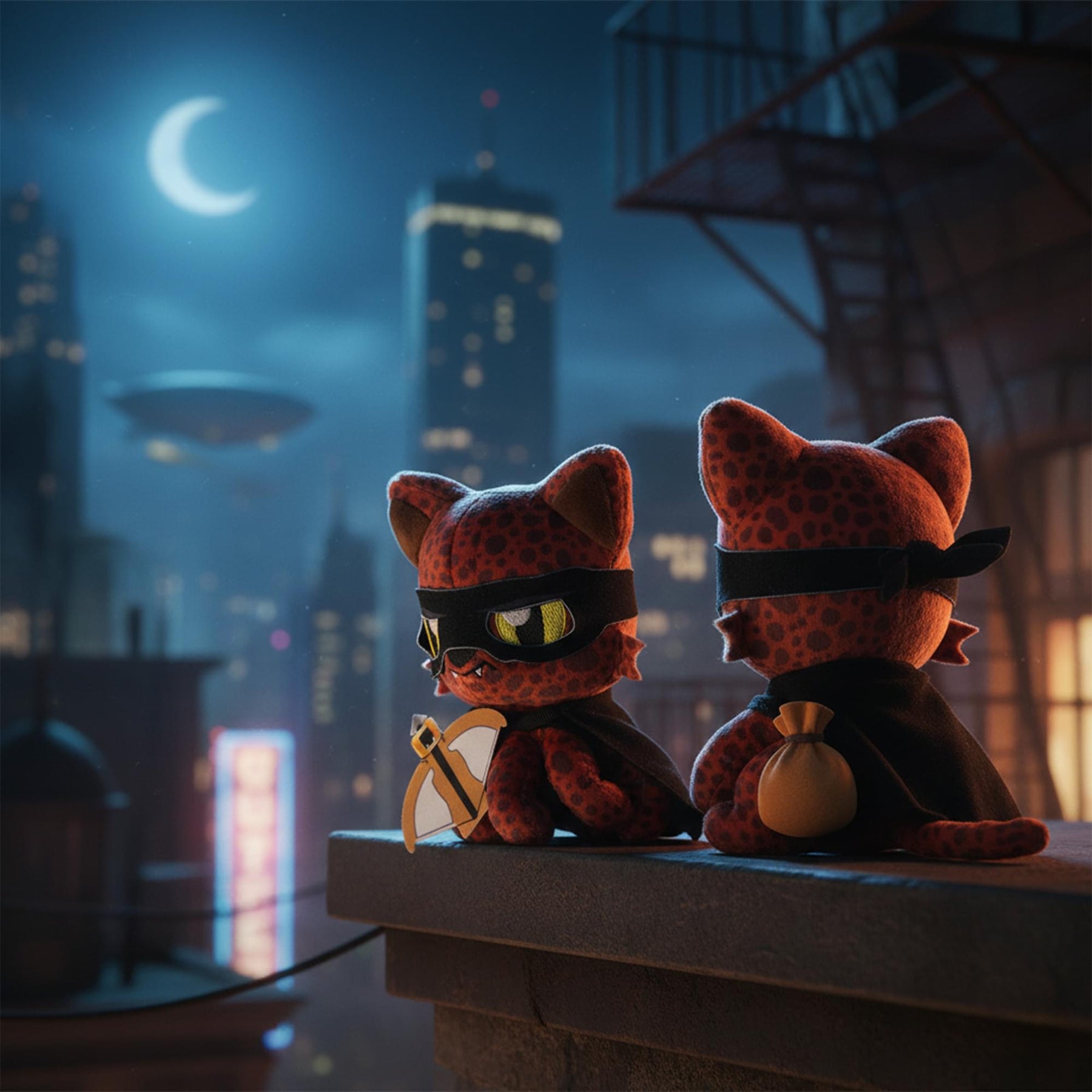 Tentacle Kitty Campaign Critters Rogue Plush Class Pack