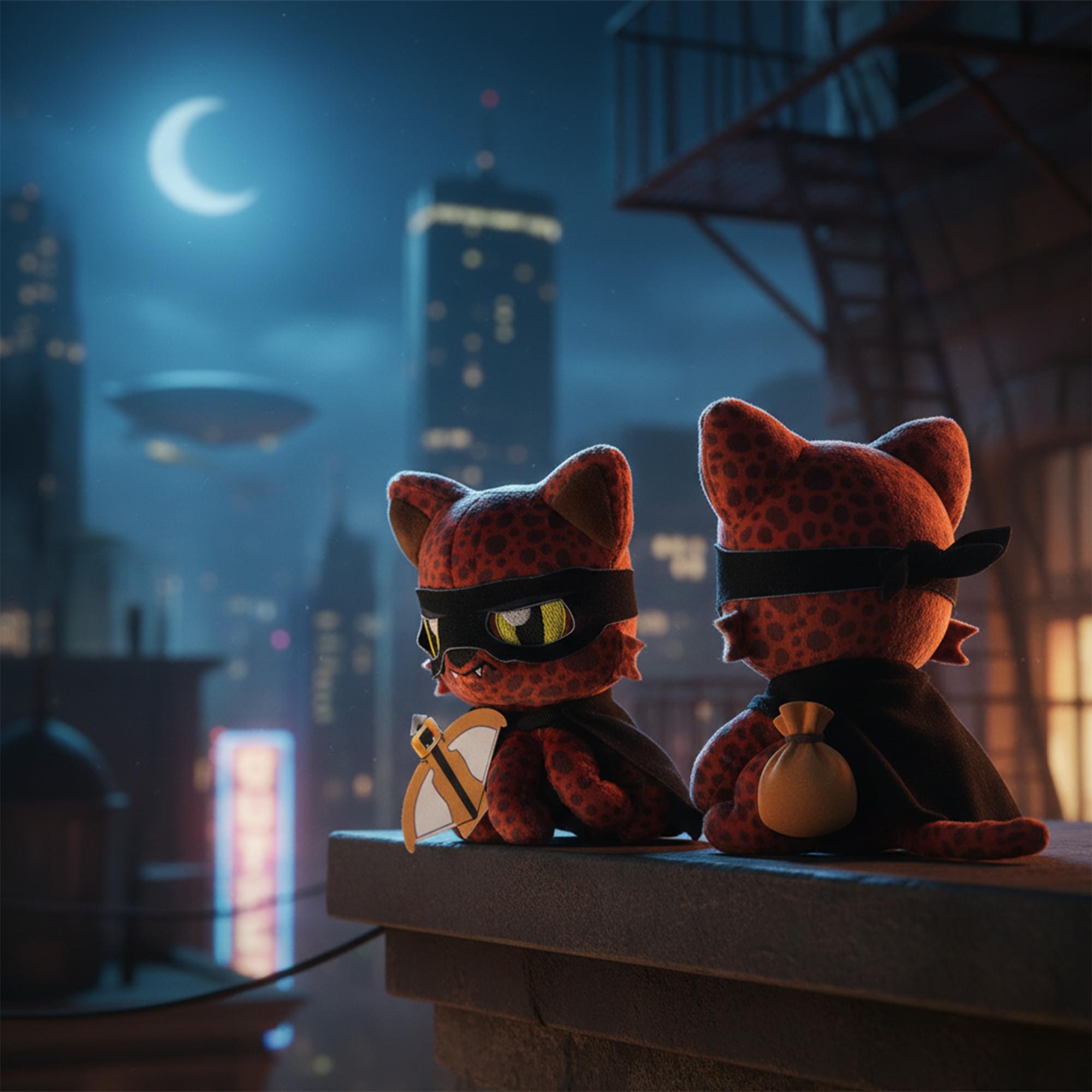 Tentacle Kitty Campaign Critters Rogue Plush Class Pack