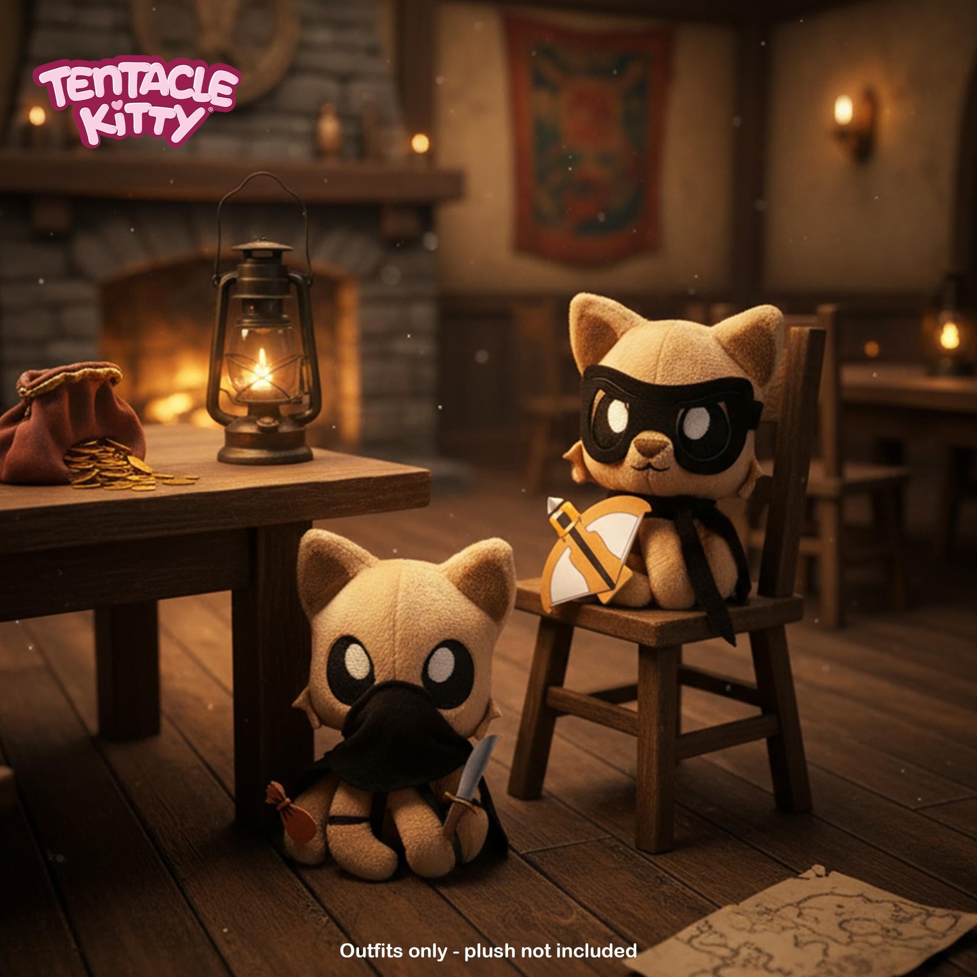 Tentacle Kitty Campaign Critters | Rogue Class Plush Clothing Pack