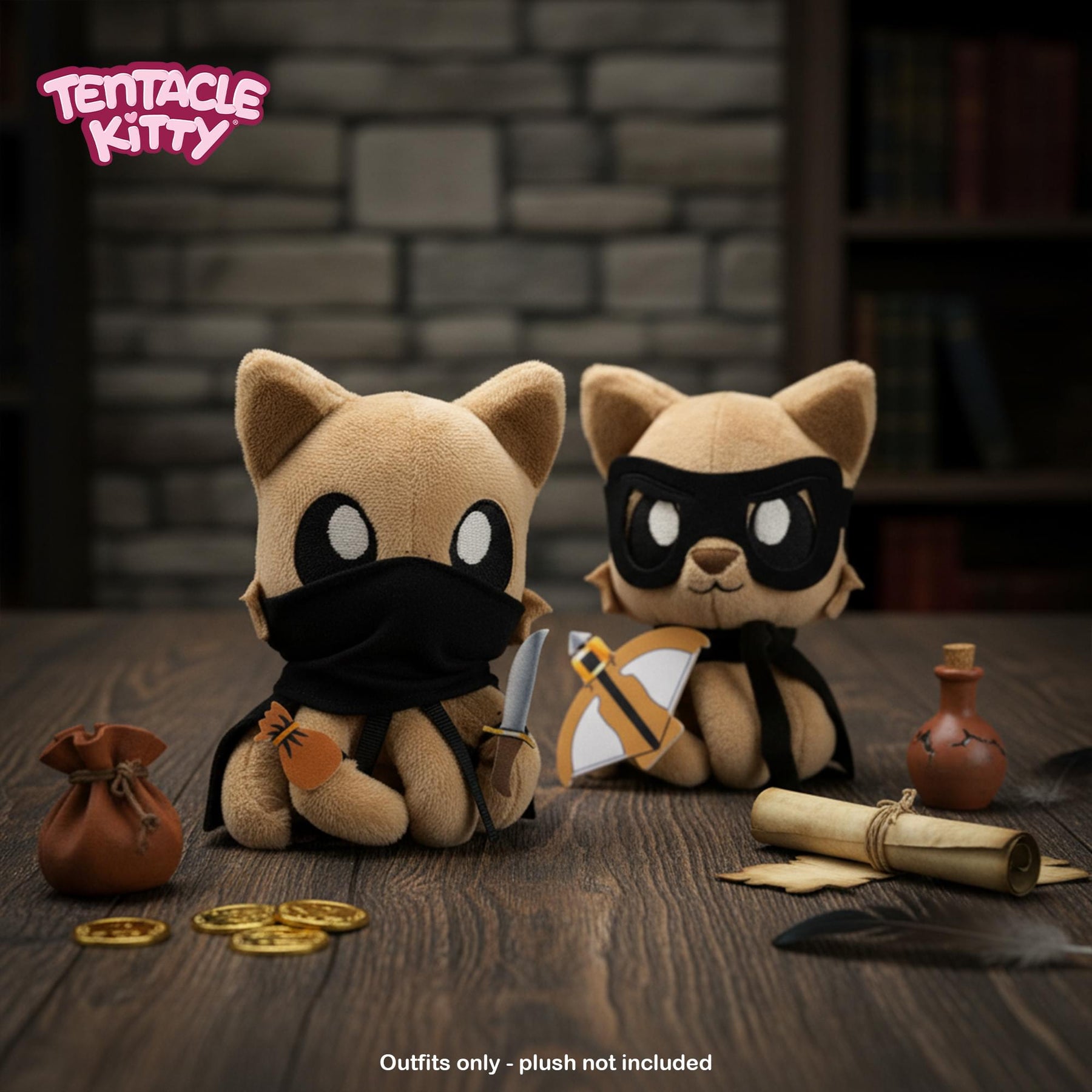 Tentacle Kitty Campaign Critters | Rogue Class Plush Clothing Pack