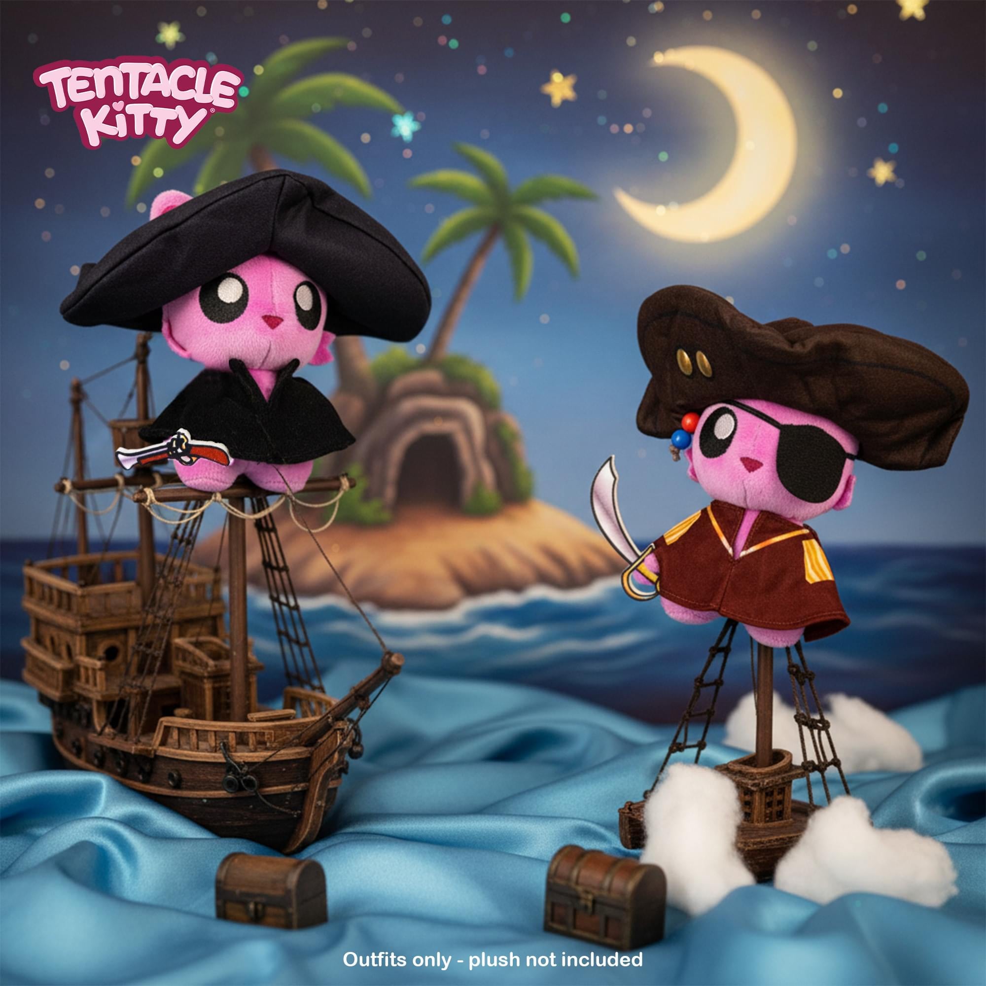 Tentacle Kitty Campaign Critters | Swashbuckler Class Plush Clothing Pack