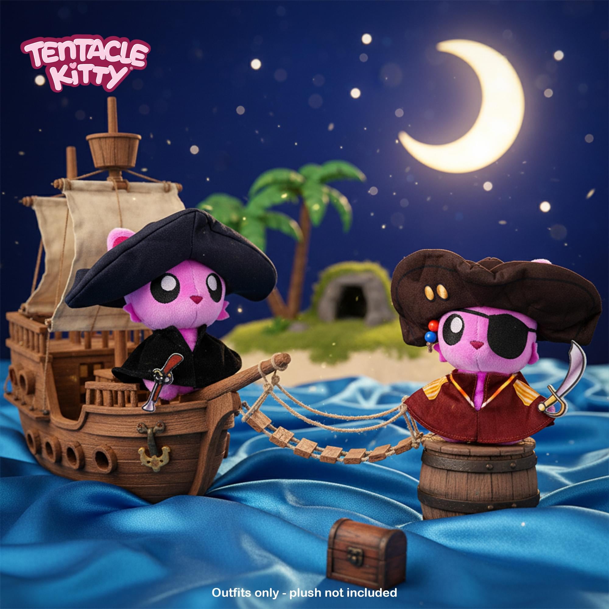 Tentacle Kitty Campaign Critters | Swashbuckler Class Plush Clothing Pack