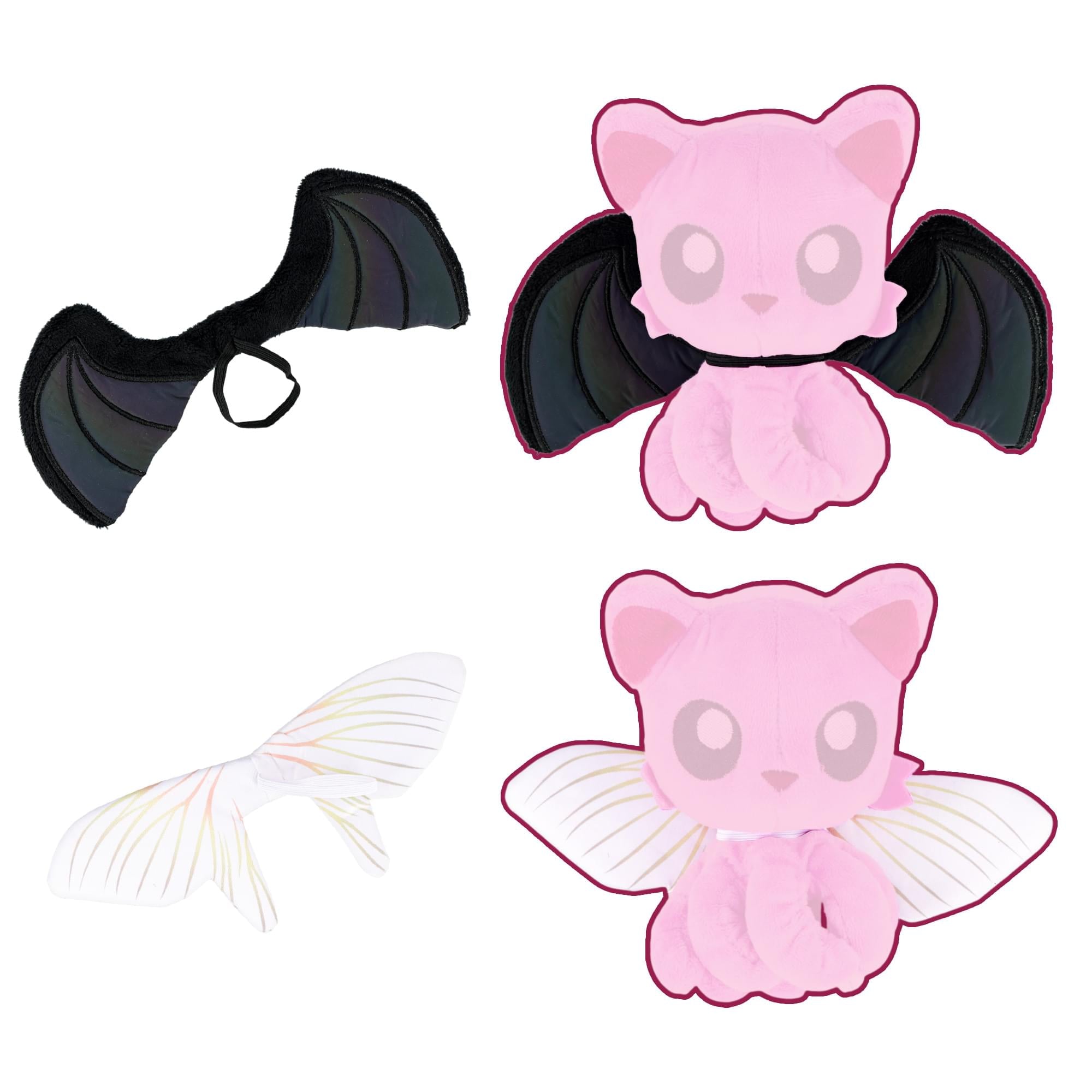 Tentacle Kitty Campaign Critters | Wings Class Plush Clothing Pack