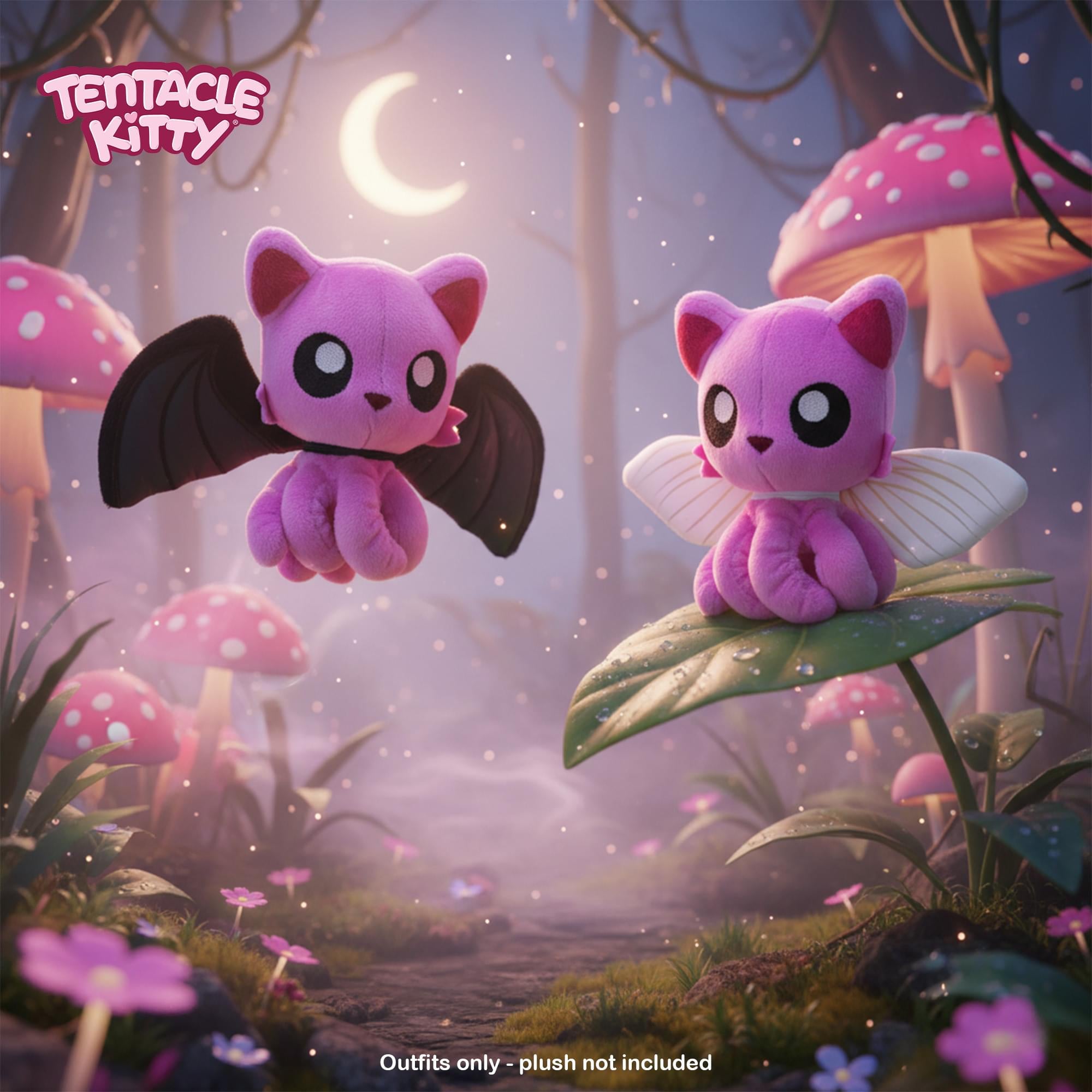 Tentacle Kitty Campaign Critters | Wings Class Plush Clothing Pack