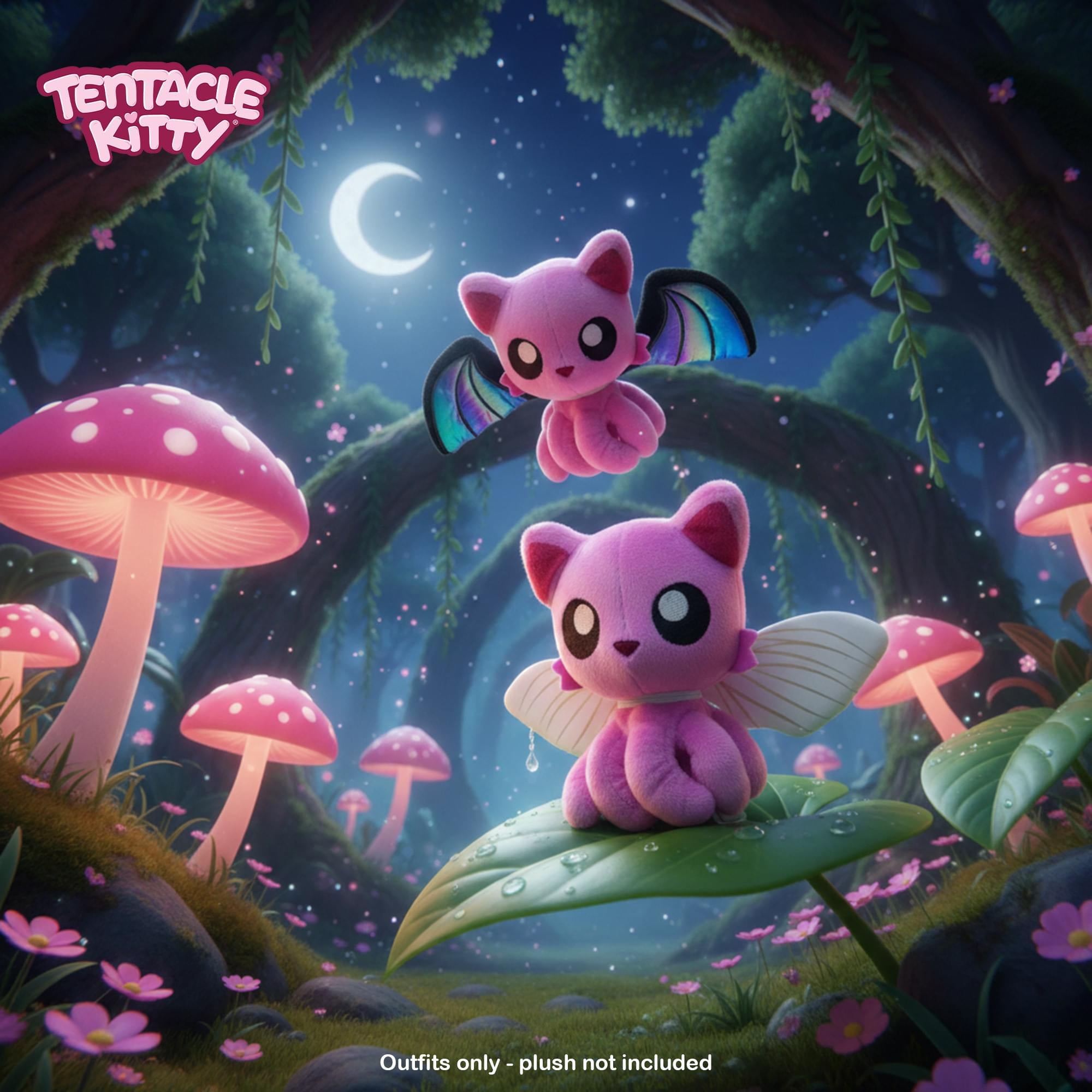 Tentacle Kitty Campaign Critters | Wings Class Plush Clothing Pack