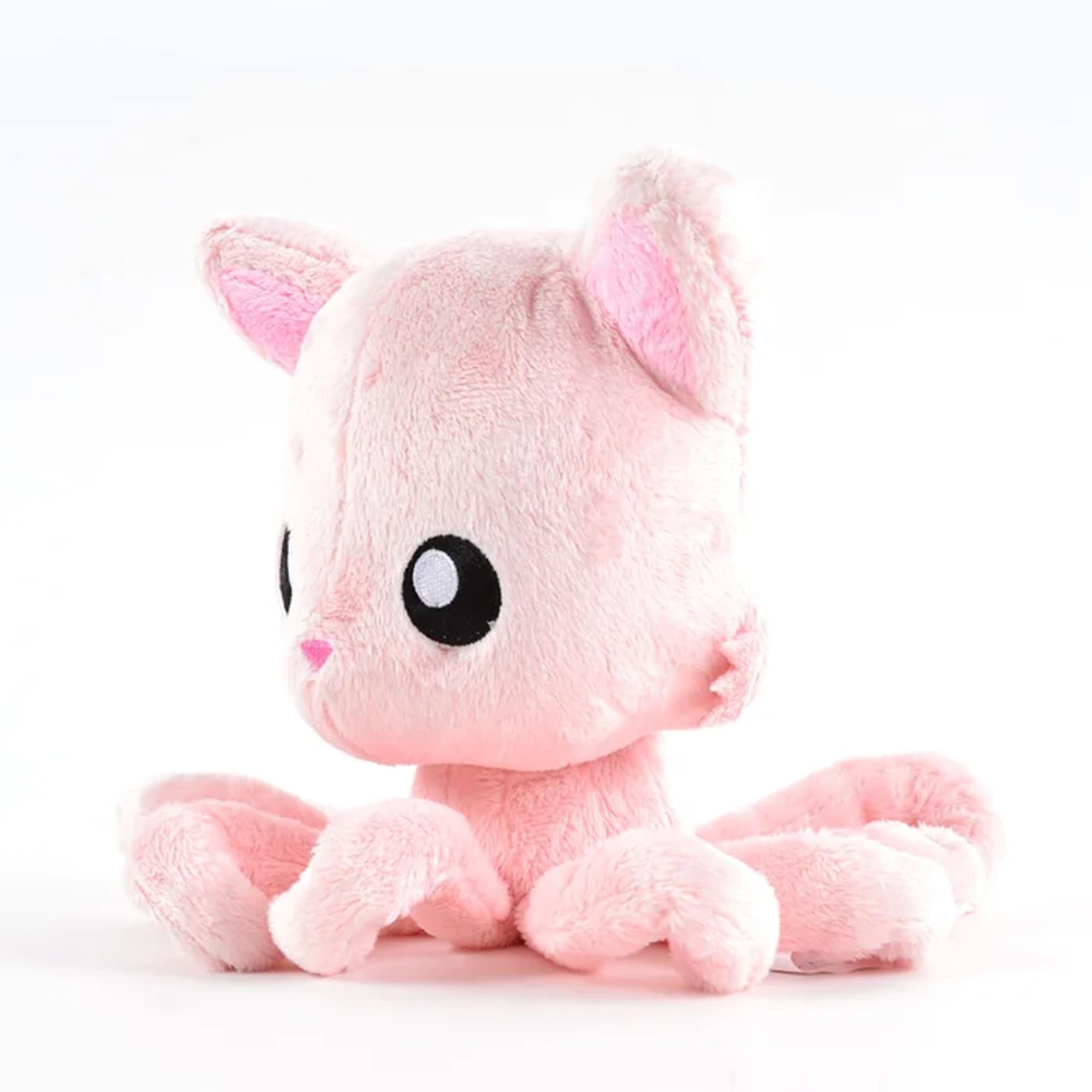 Tentacle Kitty Cotton Candy Scented Pink Plush Collectible | Measures 8 Inches Tall