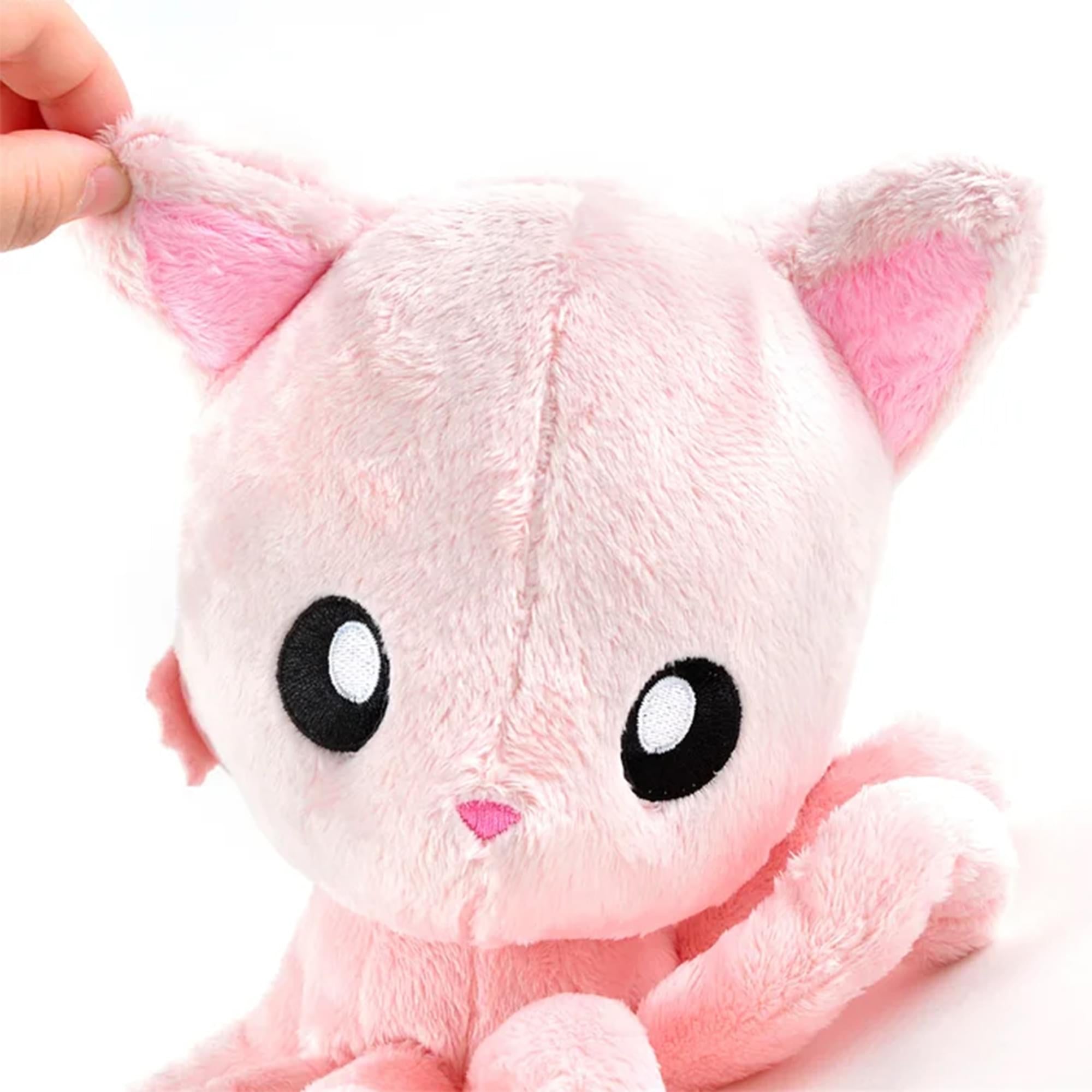 Tentacle Kitty Cotton Candy Scented Pink Plush Collectible | Measures 8 Inches Tall