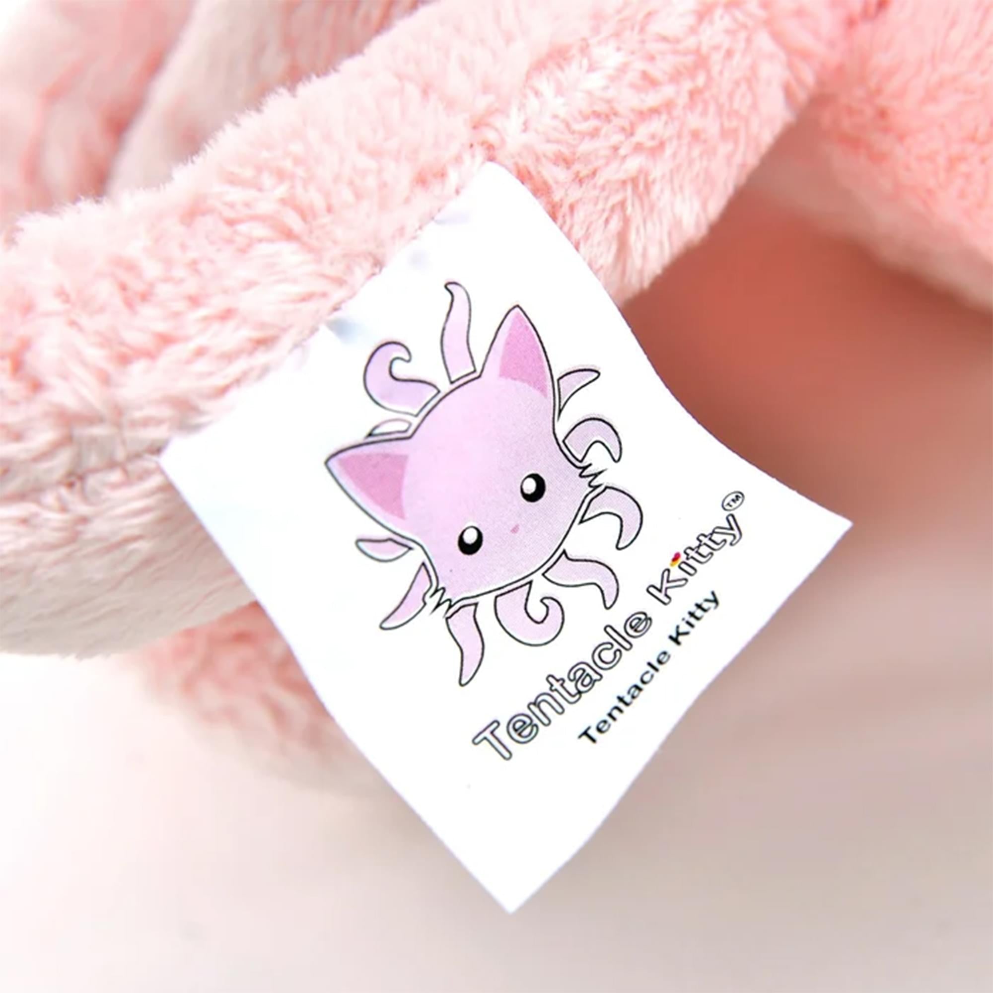 Tentacle Kitty Cotton Candy Scented Pink Plush Collectible | Measures 8 Inches Tall