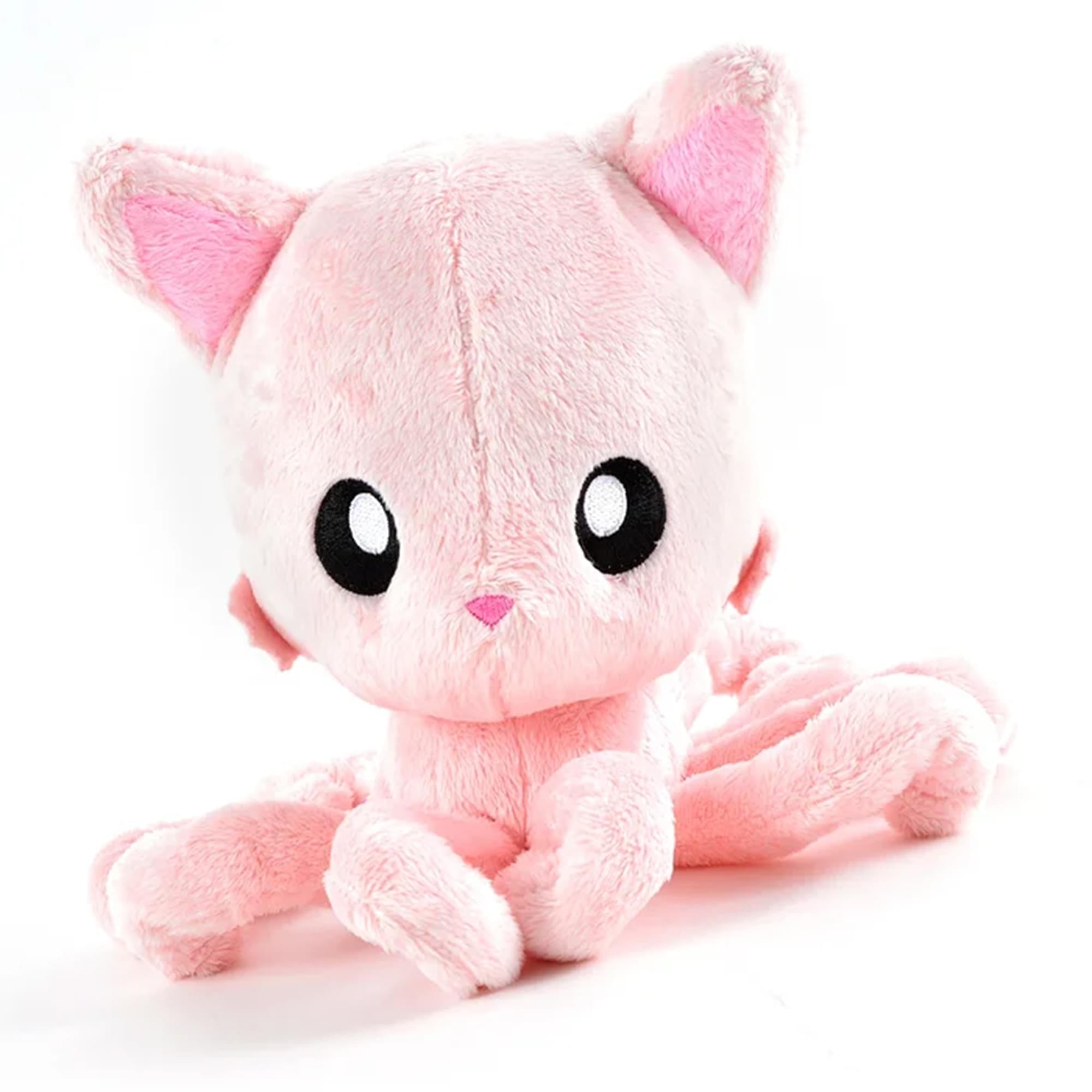 Tentacle Kitty Cotton Candy Scented Pink Plush Collectible | Measures 8 Inches Tall