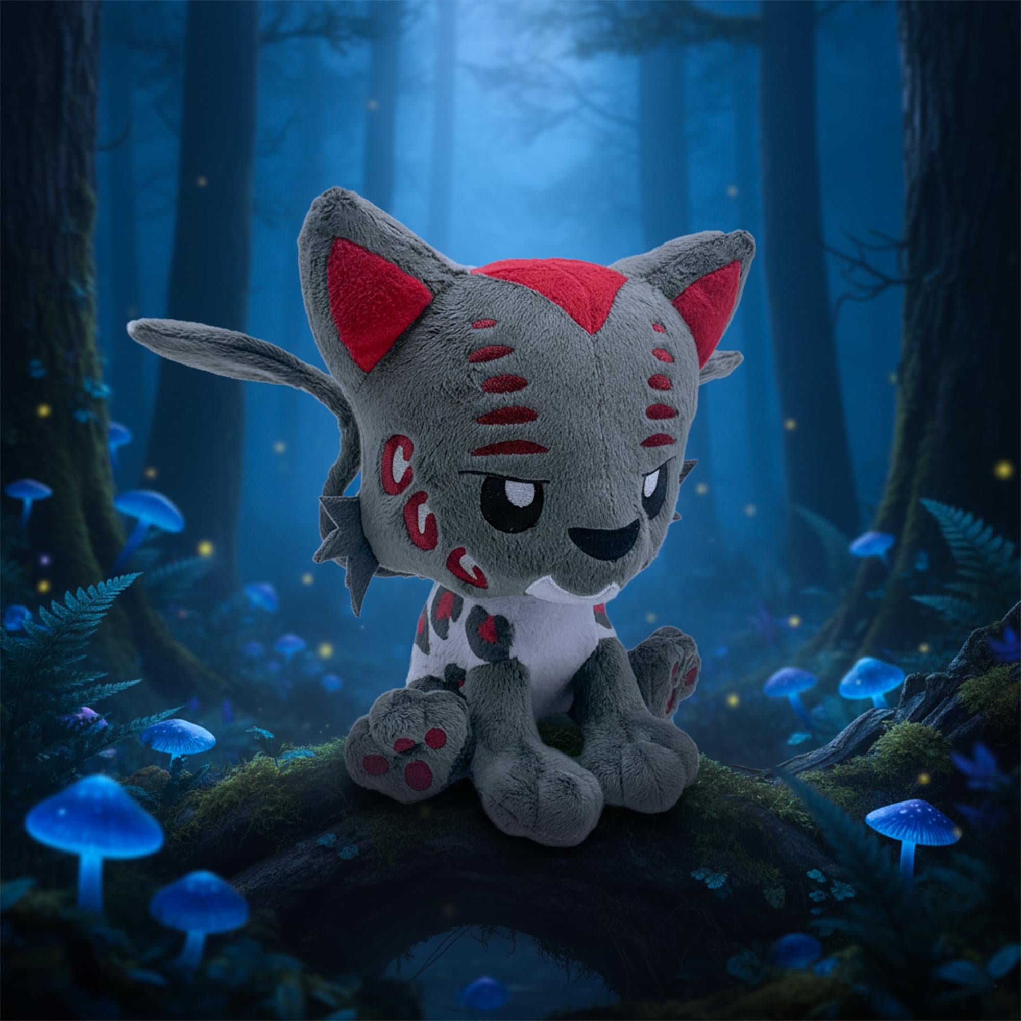 Tentacle Kitty Campaign Critters Fantasy Coeurl Plush