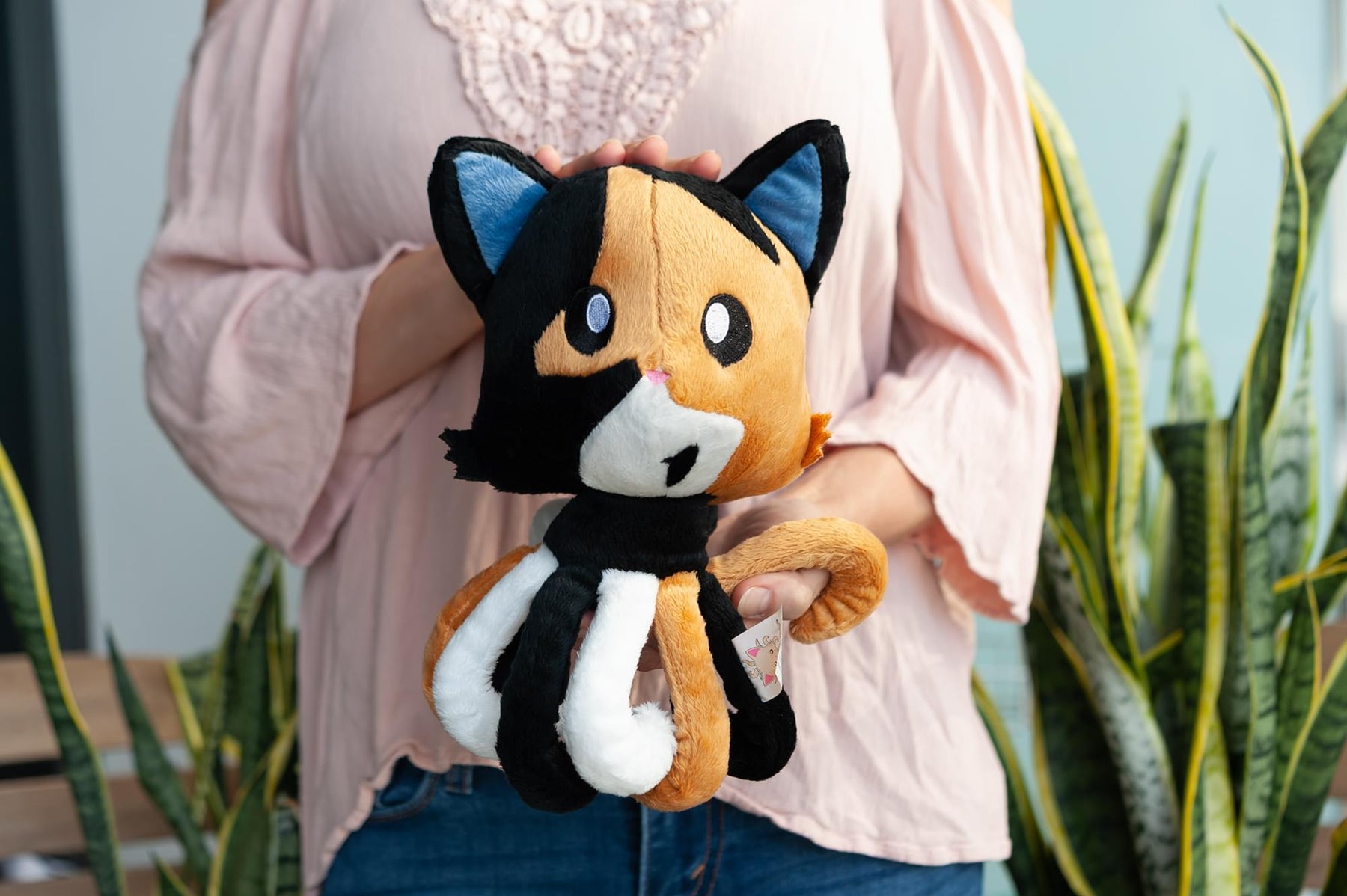 Tentacle Kitty 8 Inch Plush Calico