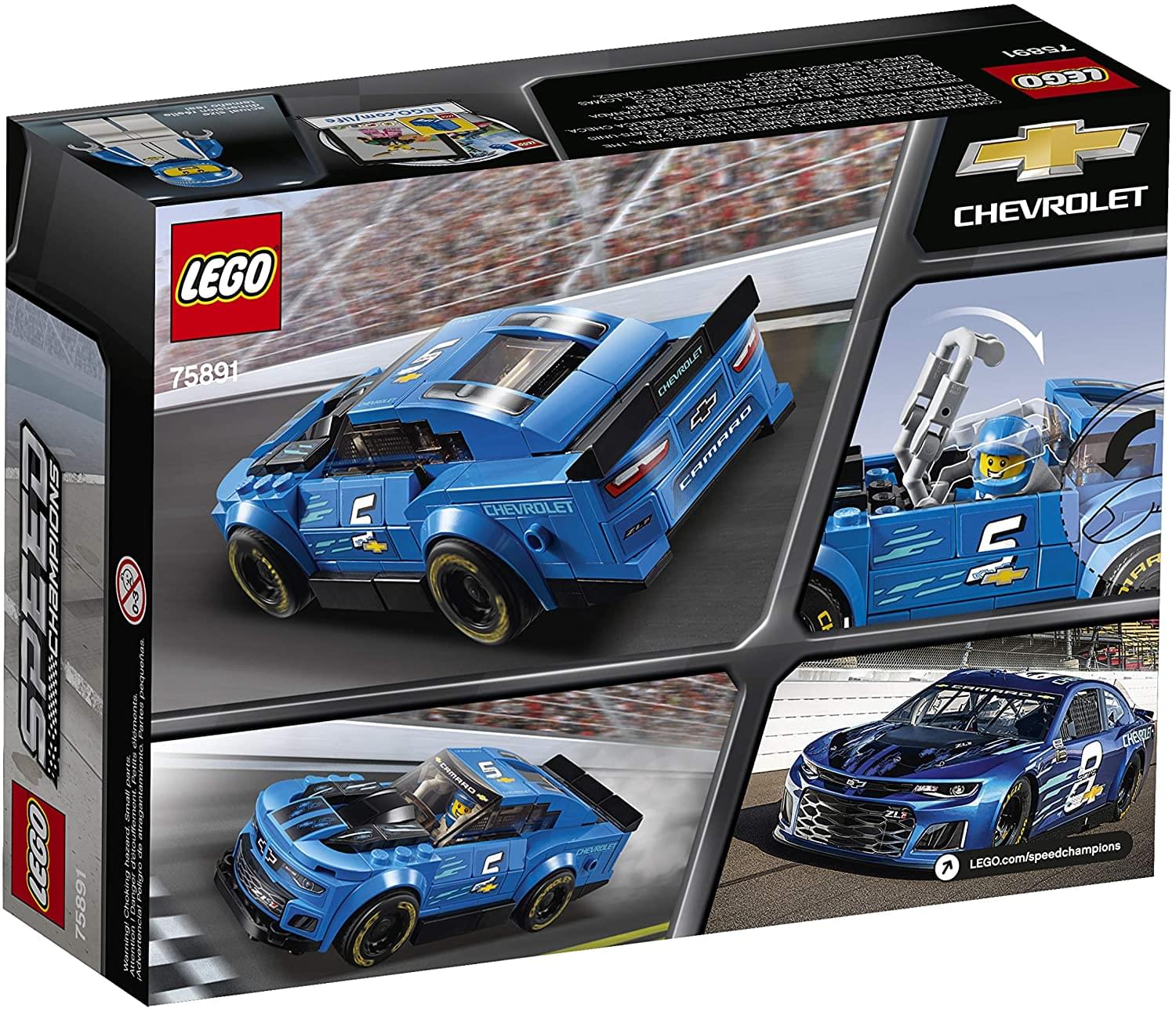 LEGO Speed Champions Chevrolet Camaro ZL1 198 Piece Building Kit
