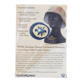 Military Scaled Helmet Replica | WWII German Panzer (Armored Division)