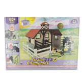 Grand Champions Grand Stable 60+ Piece Playset with Horse and Rider