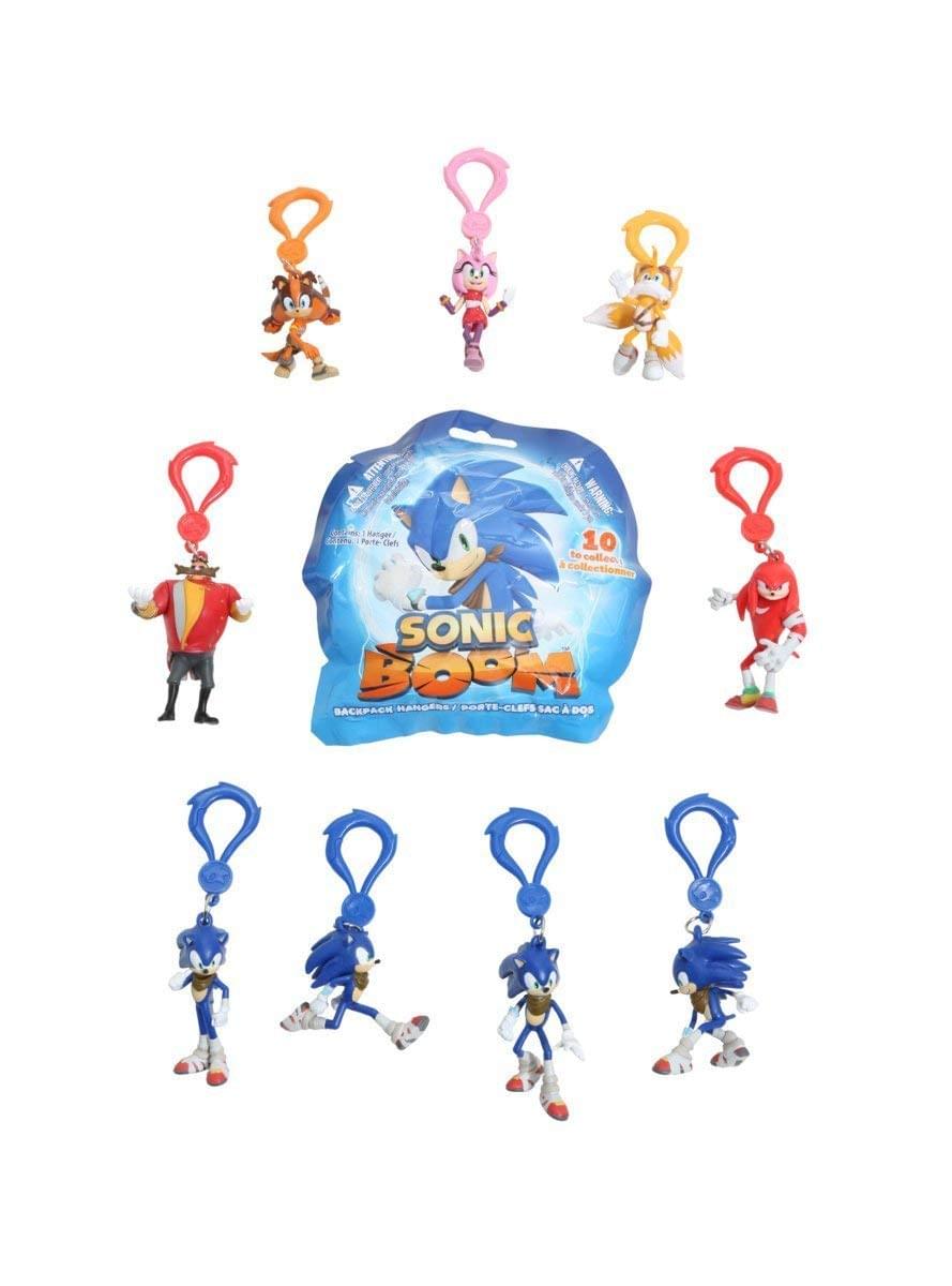 Sonic Boom Backpack Hangers Blind Bag Clip-On Figure