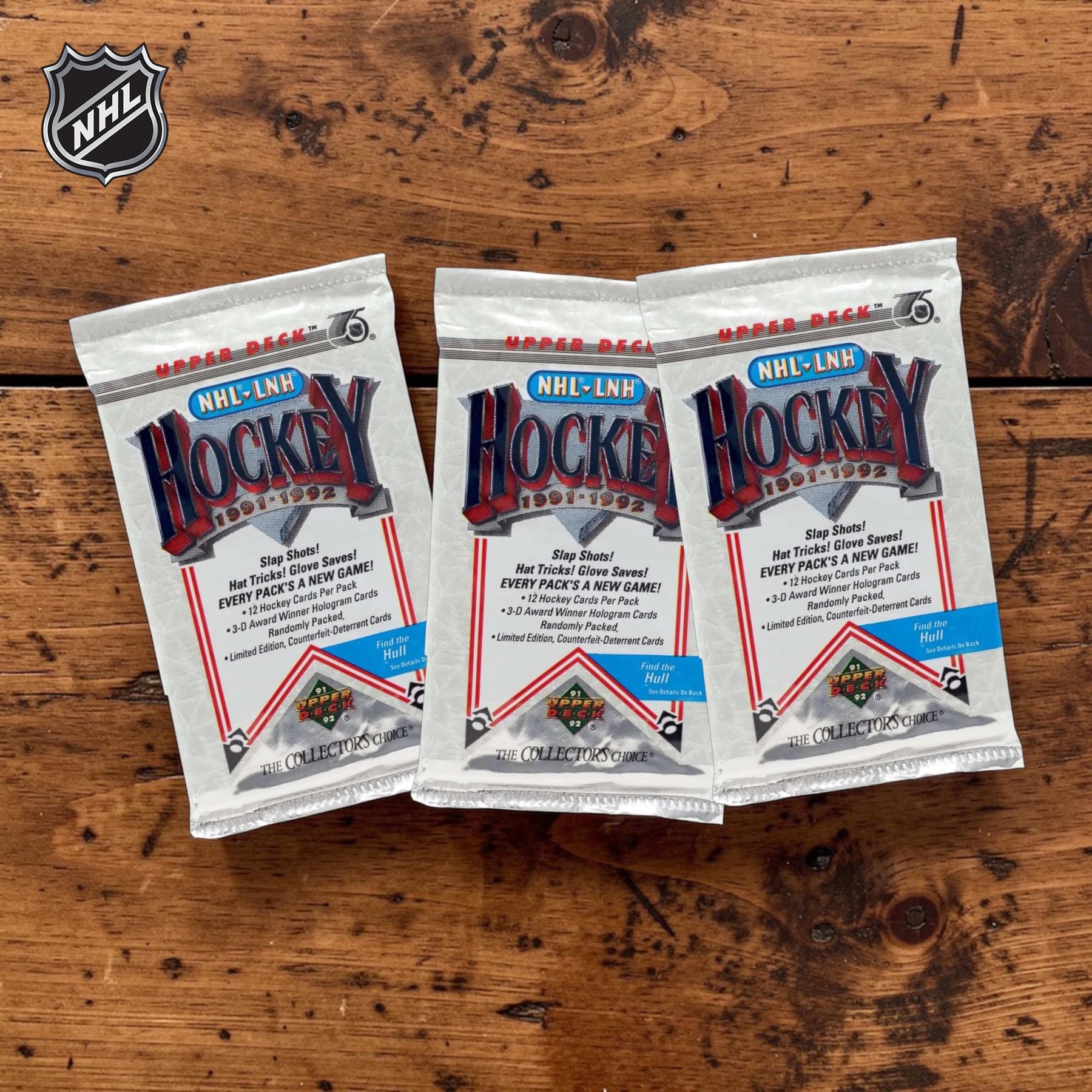 NHL 1991-92 Upper Deck Sealed Hockey Trading Card Box | 36 Packs