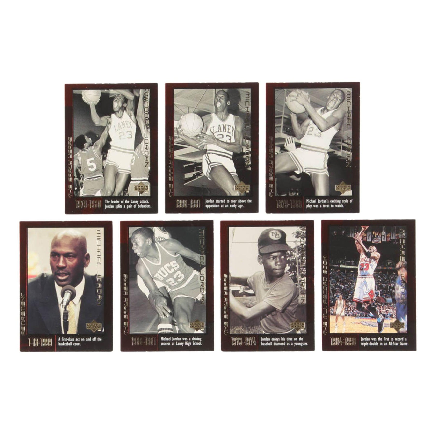 NBA 1999 Upper Deck Michael Jordan Career 60 Card Set