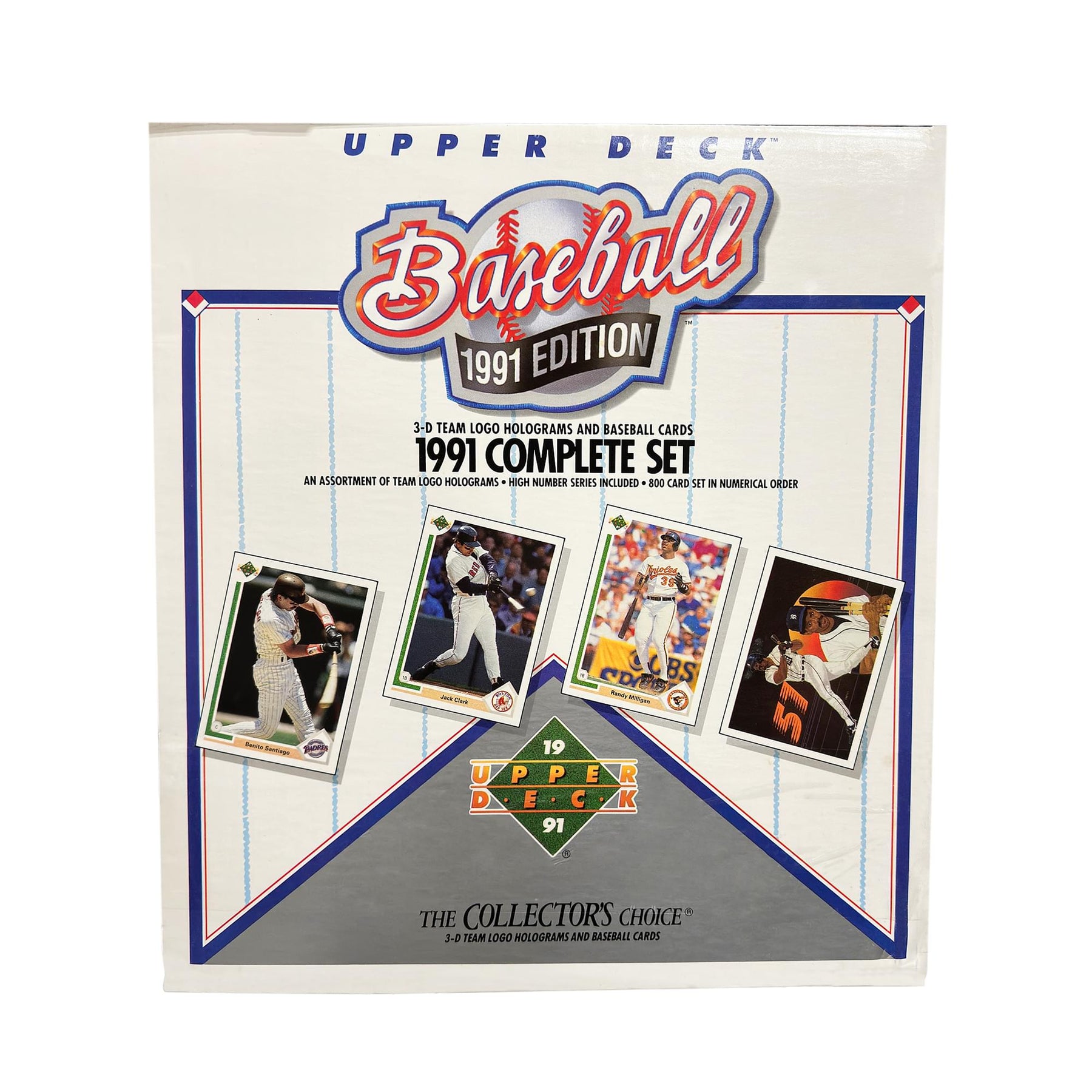 MLB 1991 Upper Deck Baseball Factory Sealed Set of 800 Cards