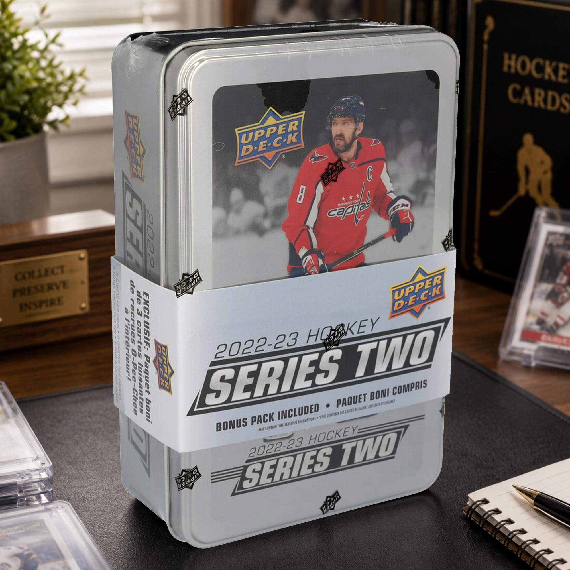 NHL 2022-23 Upper Deck Hockey Series 2 Sealed Tin | 9 Packs