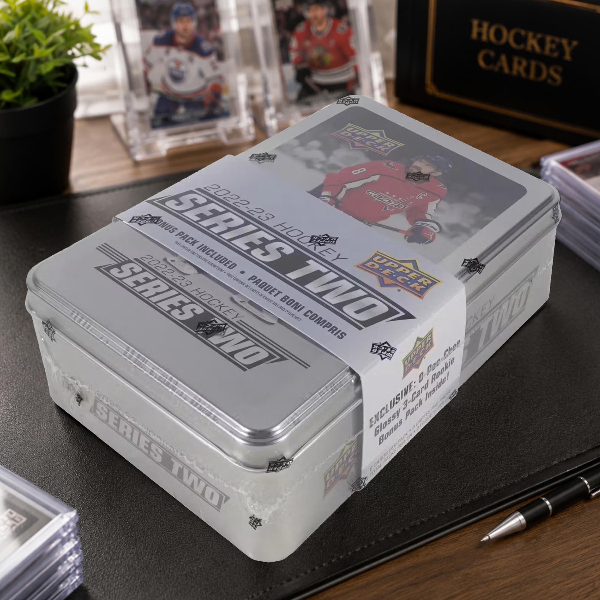 NHL 2022-23 Upper Deck Hockey Series 2 Sealed Tin | 9 Packs