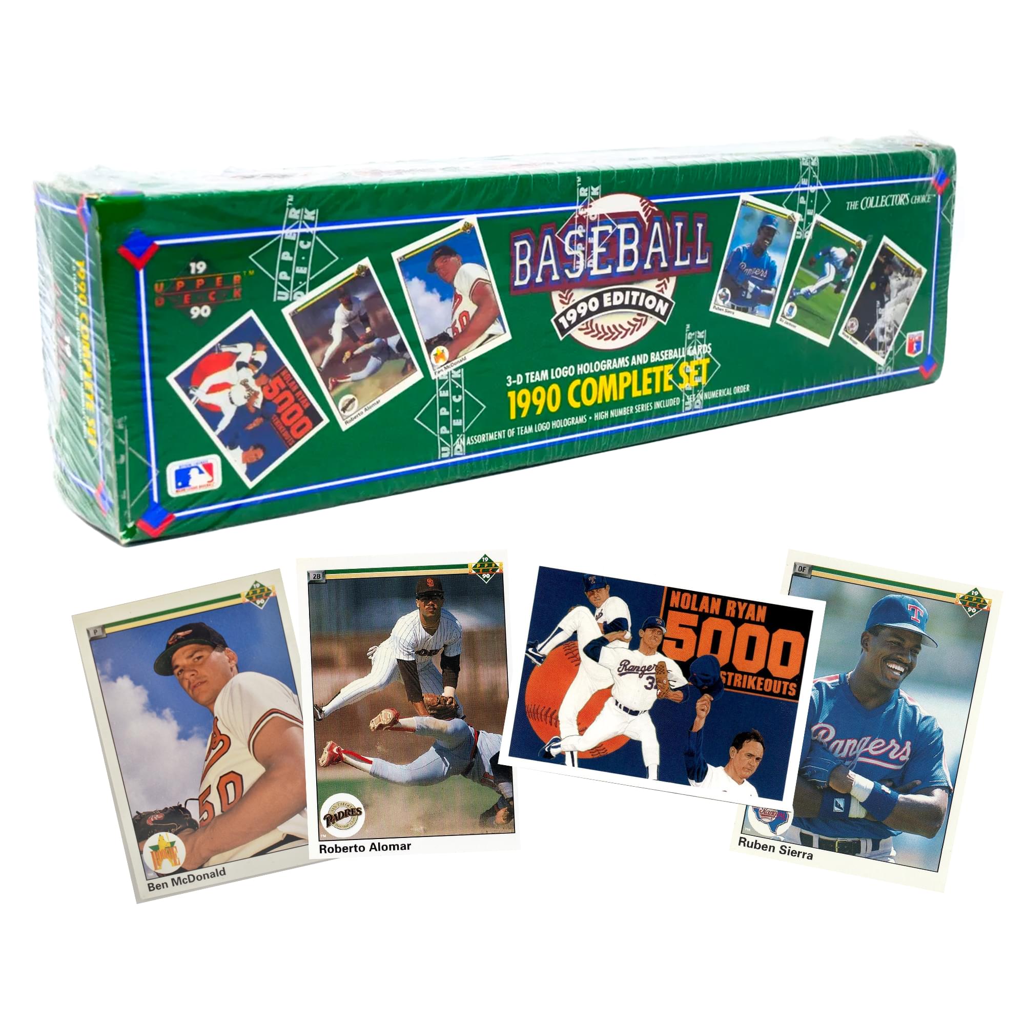 MLB 1990 Upper Deck Baseball Complete Card Set | 800 Cards