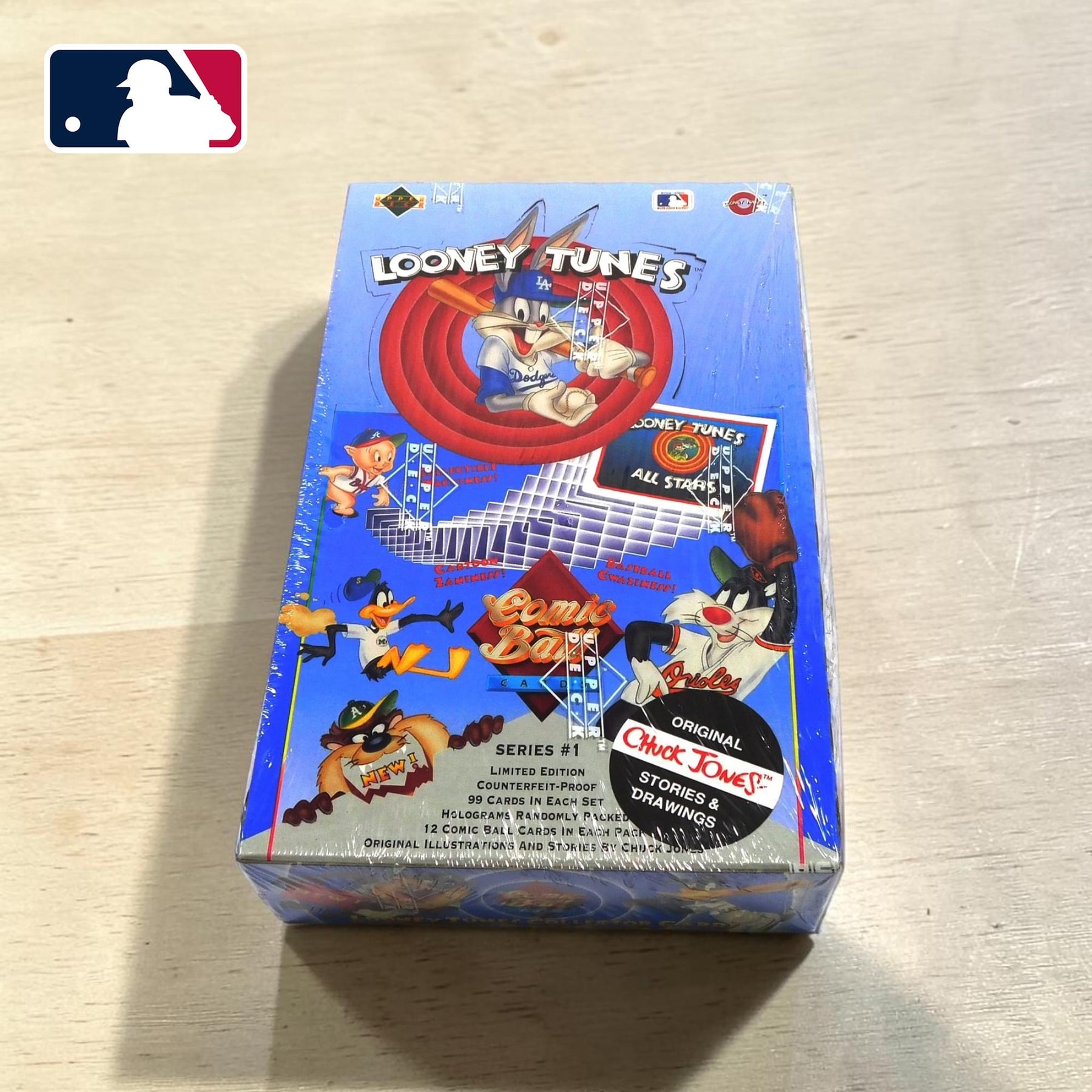 Looney Tunes 1990 Upper Deck Comic Ball Series 1 Sealed Box | 36 Packs