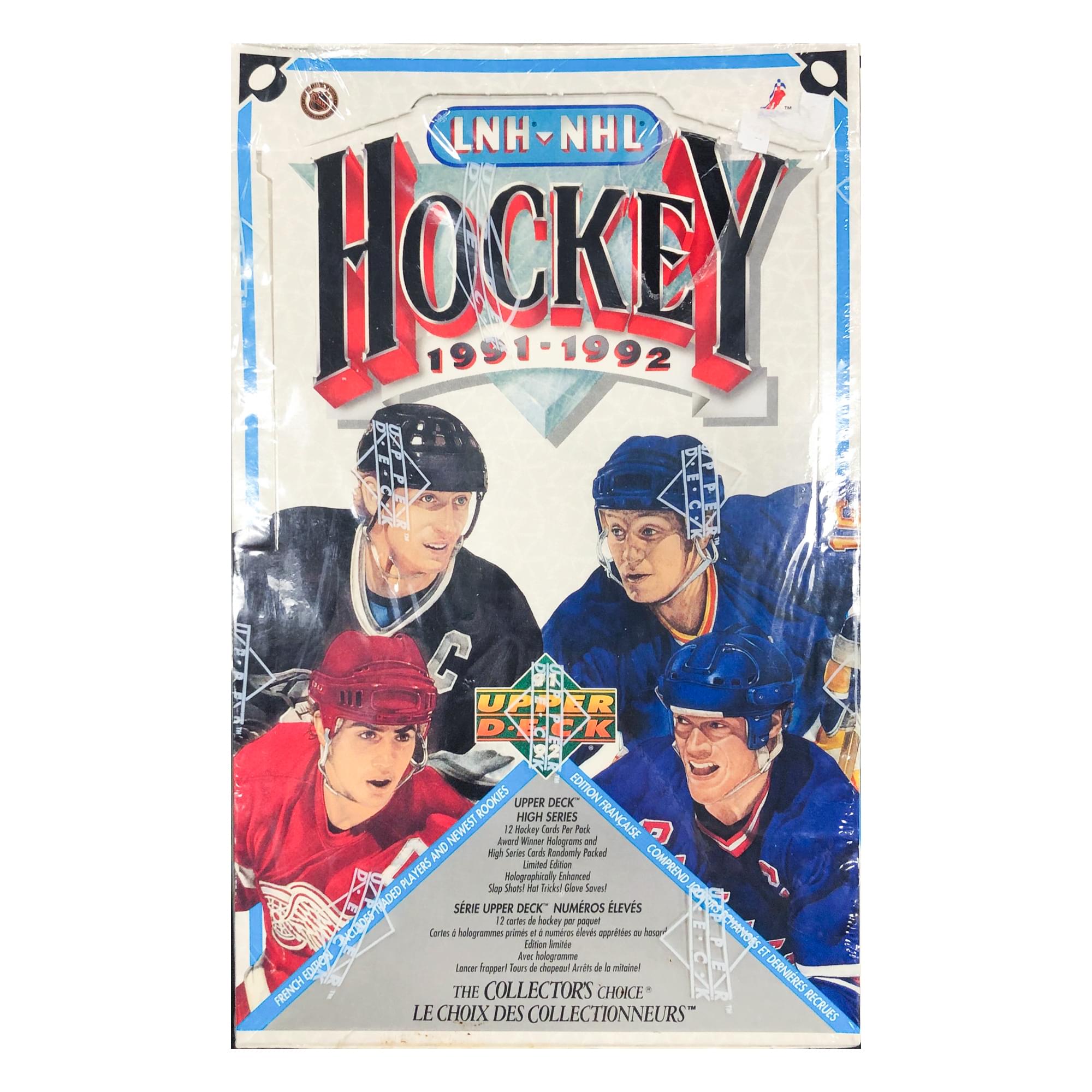 NHL 1991-92 Upper Deck French Edition Hockey High Series Sealed Box