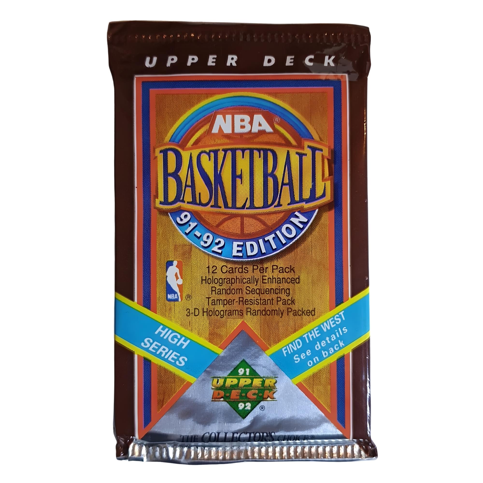 NBA 1991-92 Upper Deck Basketball High Series Single Pack | 12 Cards