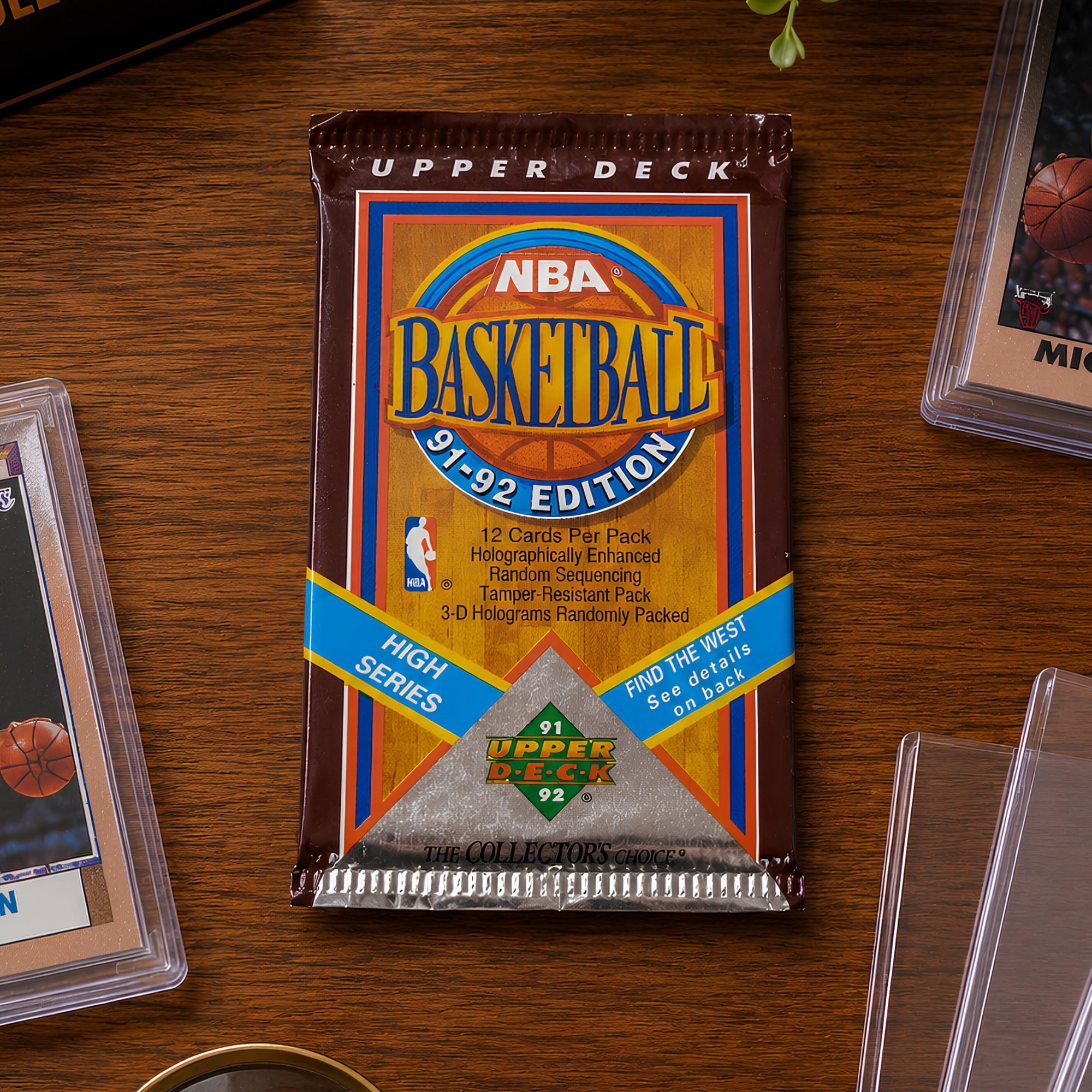 NBA 1991-92 Upper Deck Basketball High Series Single Pack | 12 Cards