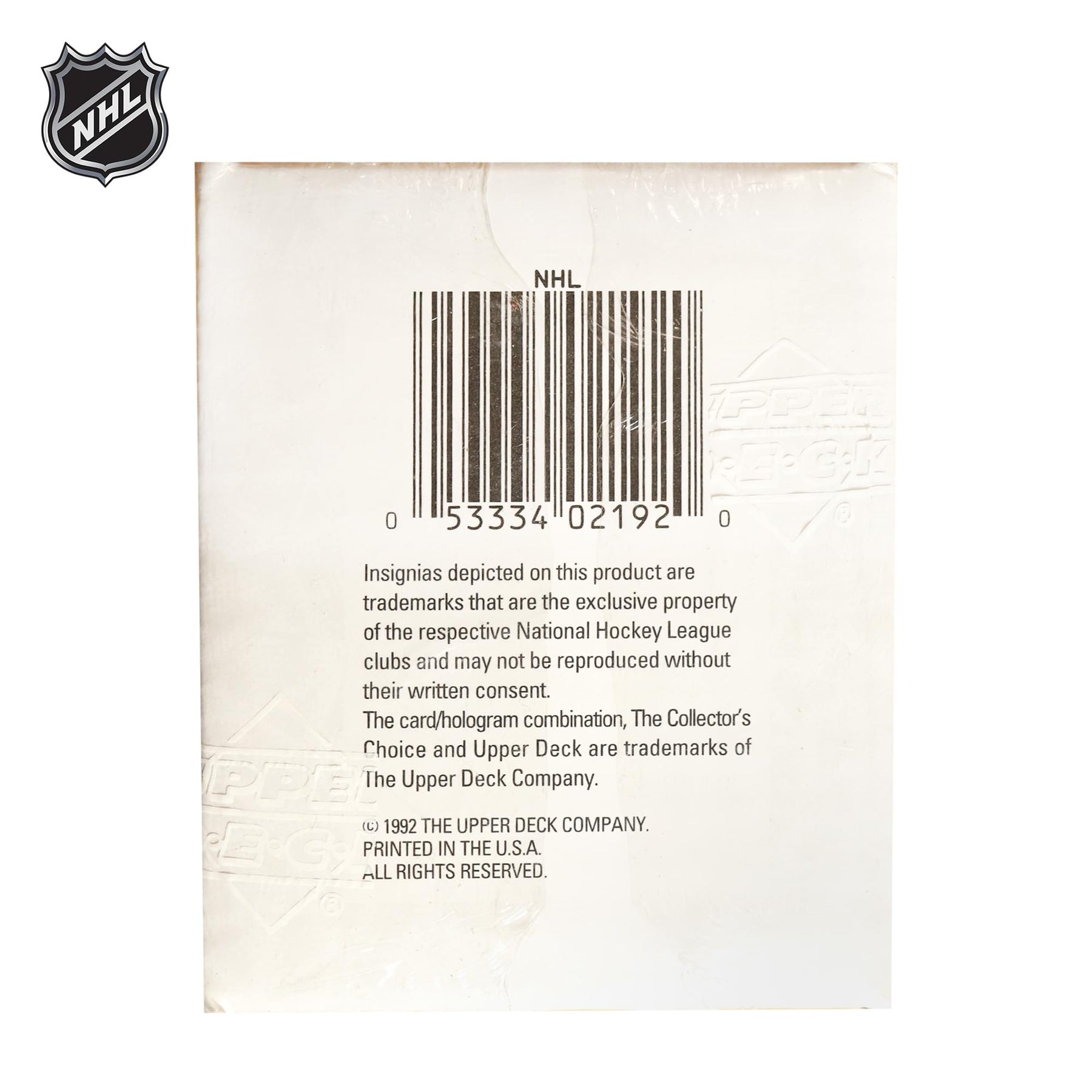 NHL 1991-92 Upper Deck Hockey High Series Sealed Set | 200 Cards