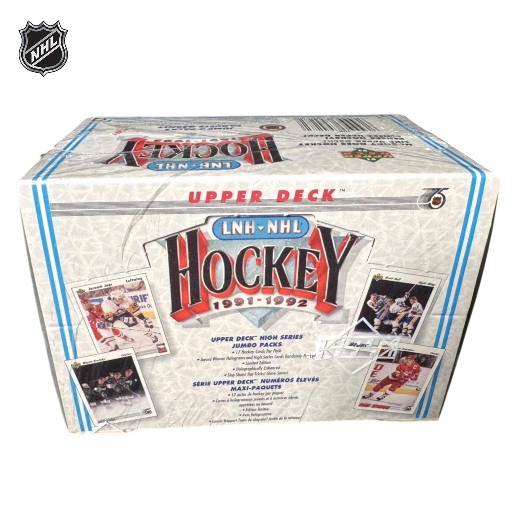 NHL 1991-1992 Upper Deck High Series Sealed Jumbo Pack |17 Cards