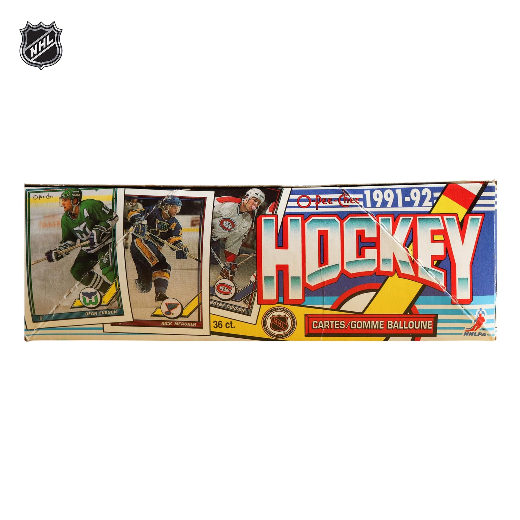 NHL 1991-92 O-Pee-Chee Hockey 36 Pack Wax Box
