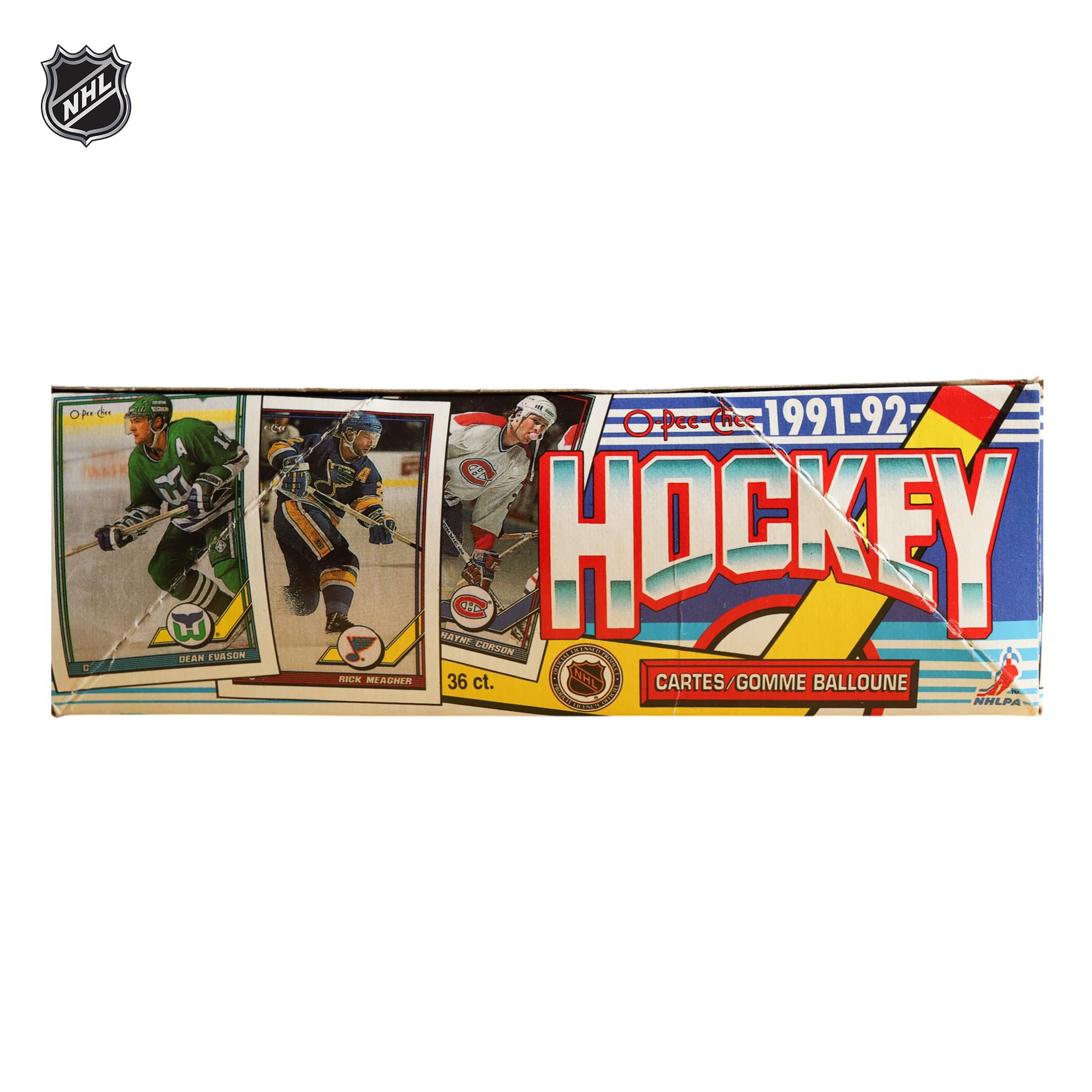 NHL 1991-92 O-Pee-Chee Hockey 36 Pack Wax Box