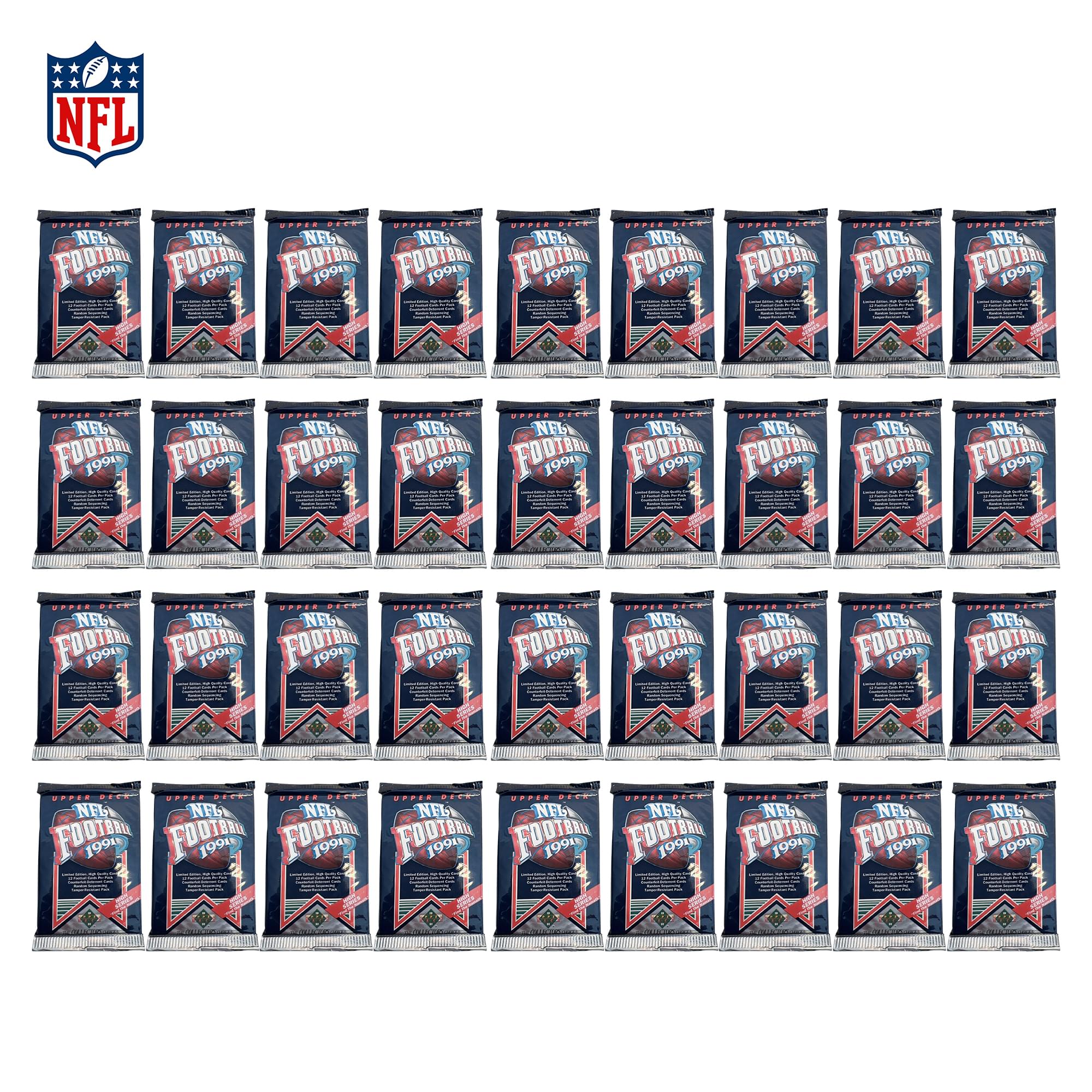 NFL 1991 Upper Deck High Series Find Namath Sealed Box | 36 Packs