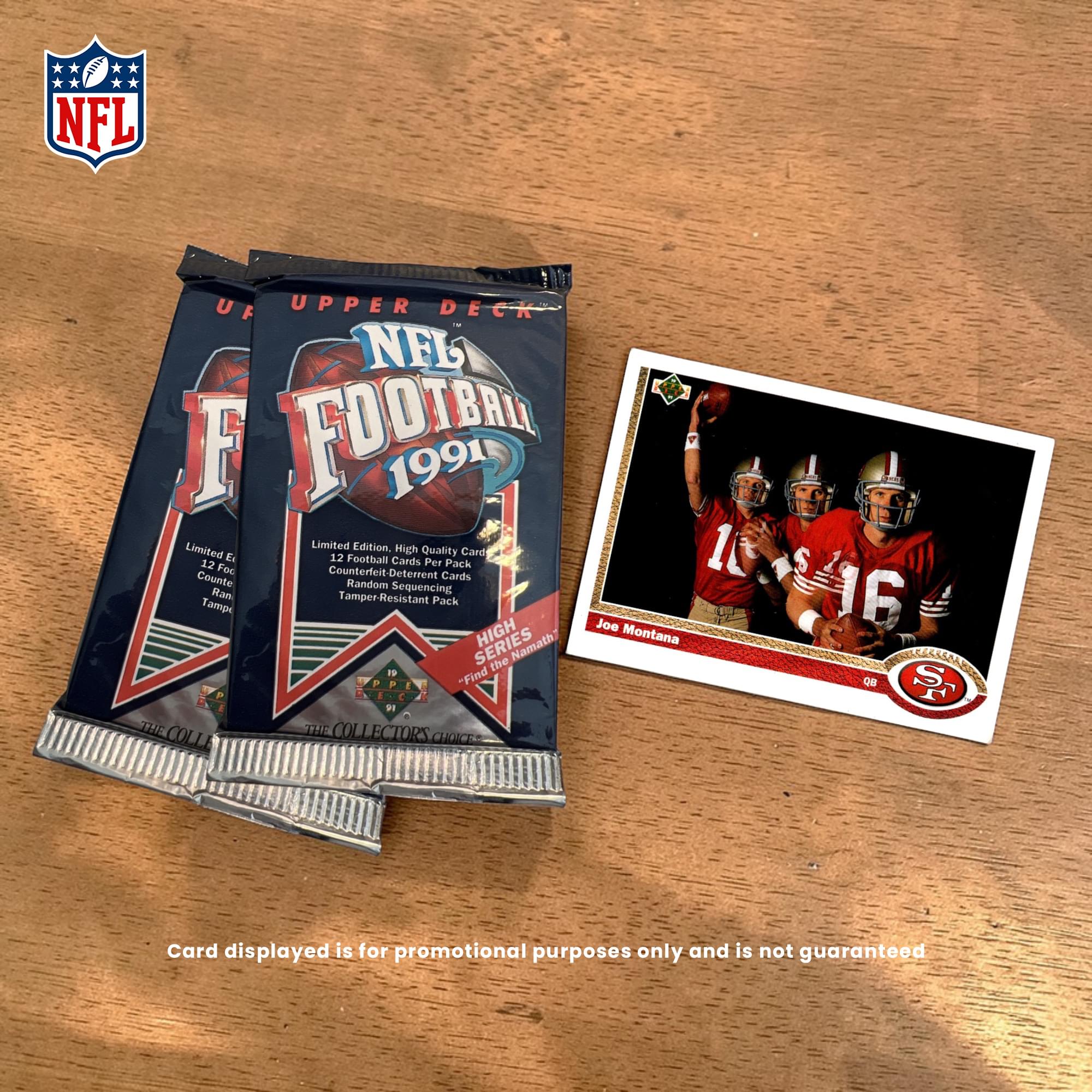 NFL 1991 Upper Deck High Series Find Namath Sealed Box | 36 Packs