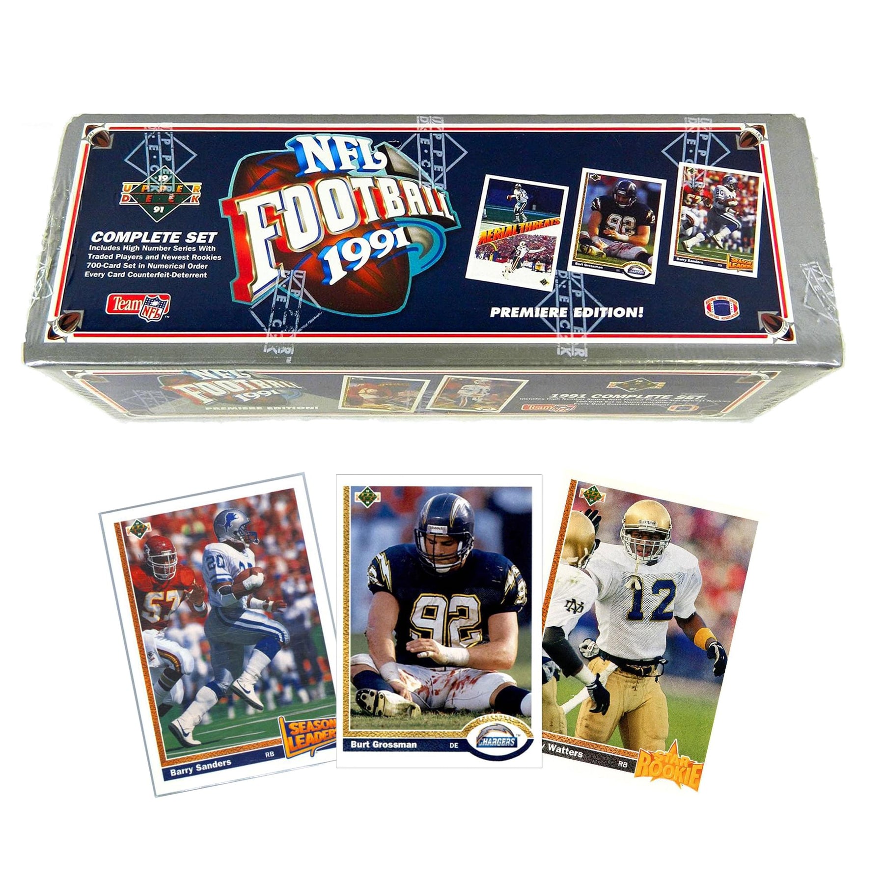 NFL 1991 Upper Deck Football Complete Set | 700 Cards