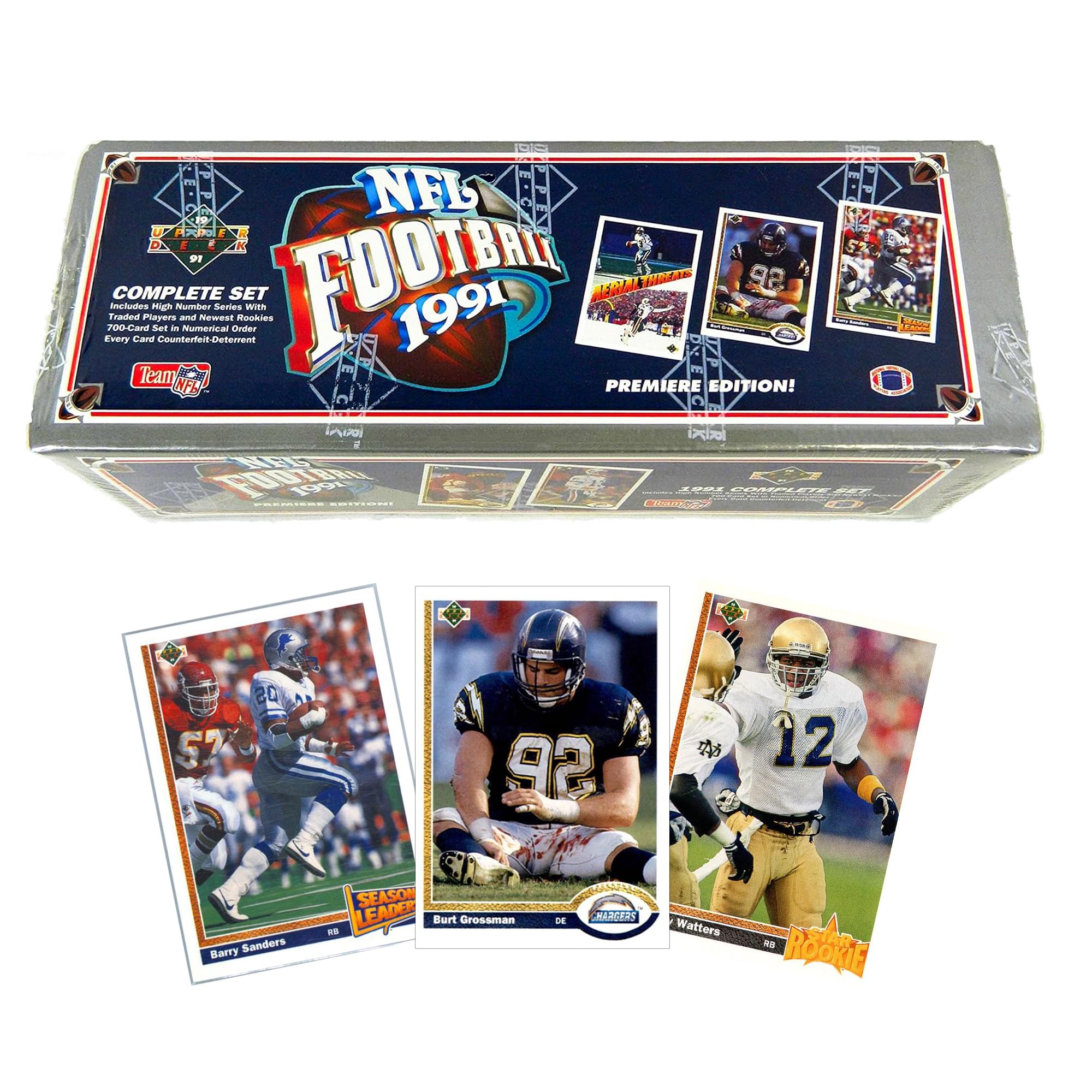 NFL 1991 Upper Deck Football Complete Set | 700 Cards