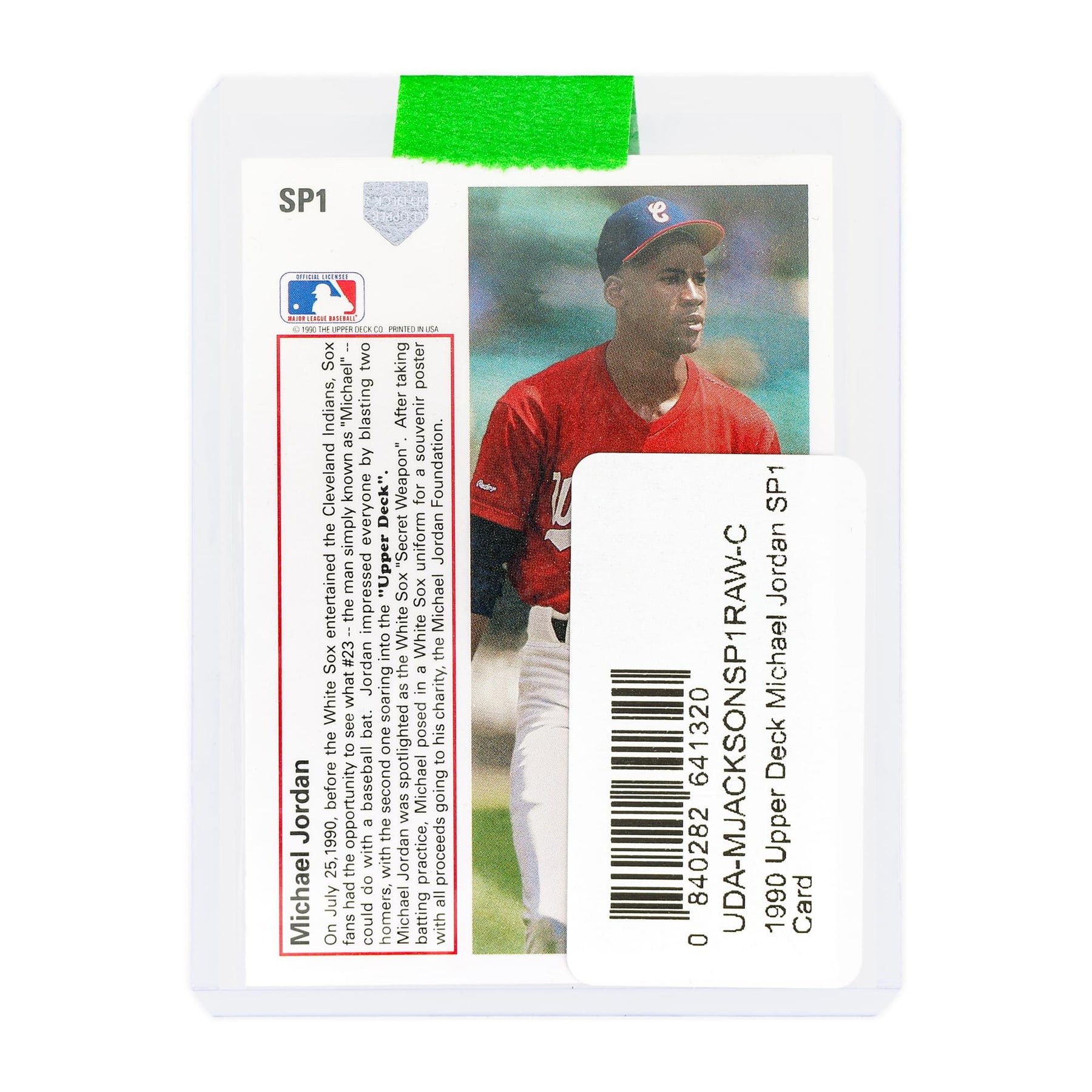 Chicago White Sox MLB 1990 Upper Deck Michael Jordan Trading Card SP1