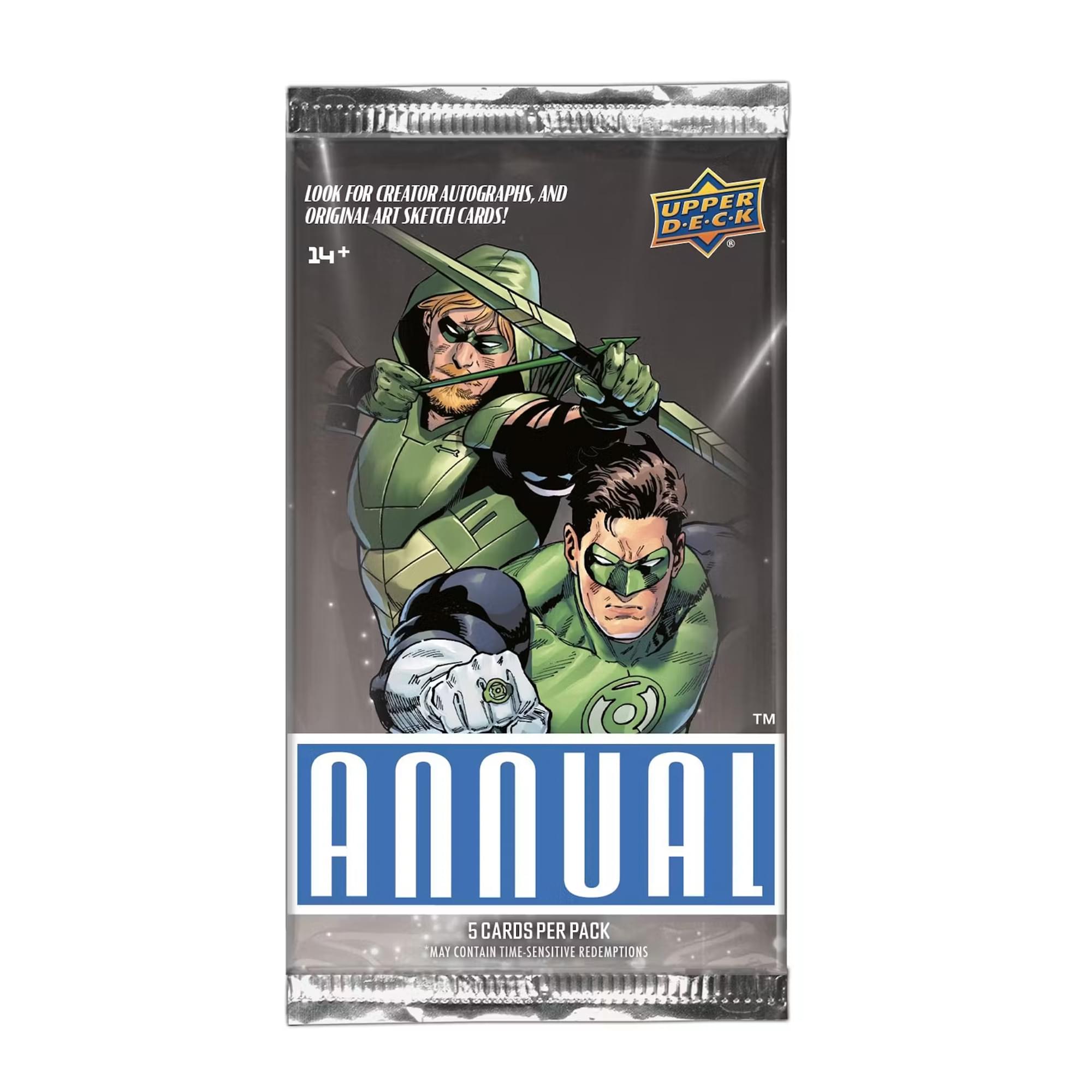 DC Comics 2024/25 Upper Deck Platinum Annual Blaster Box | 6 Packs