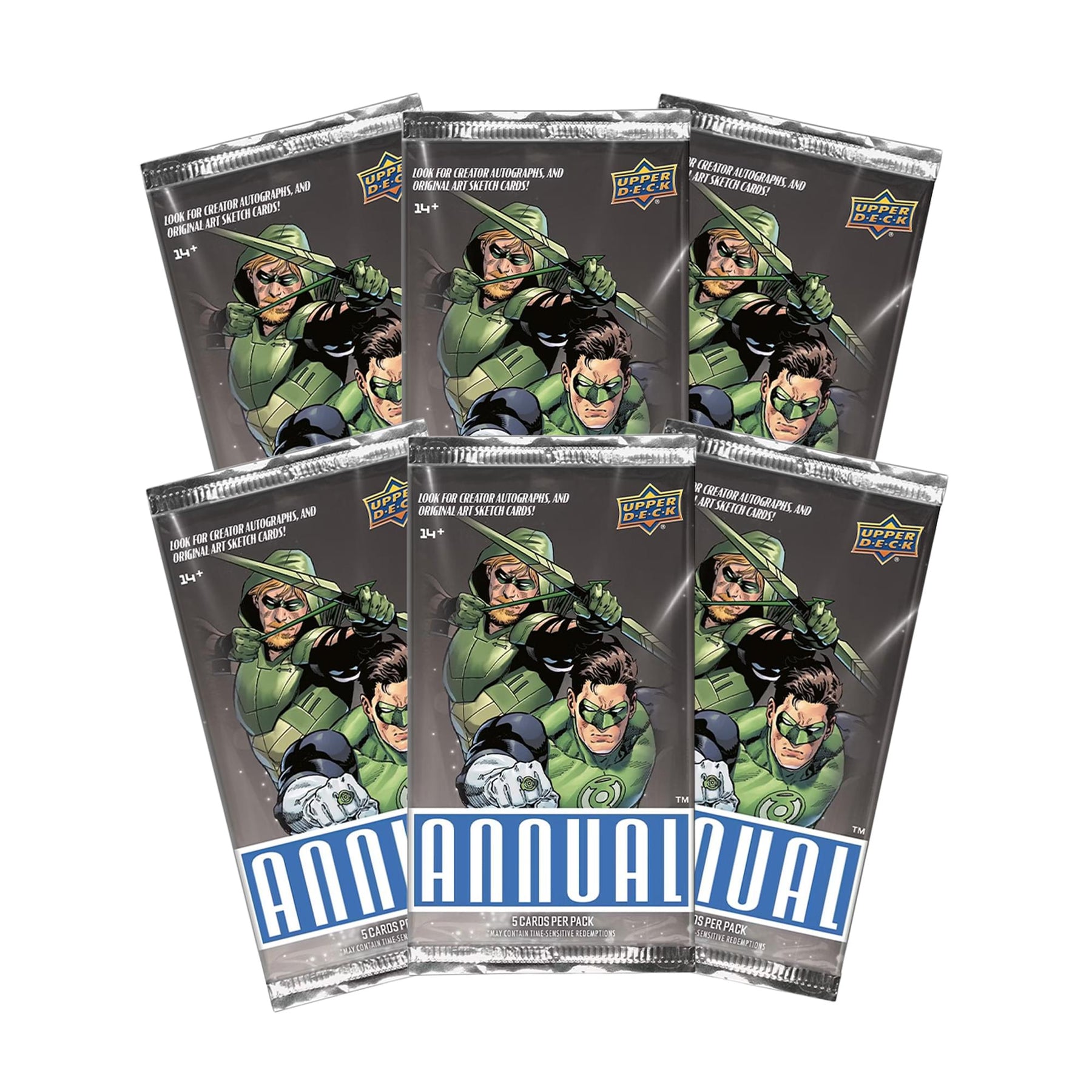 DC Comics 2024/25 Upper Deck Platinum Annual Blaster Box | 6 Packs