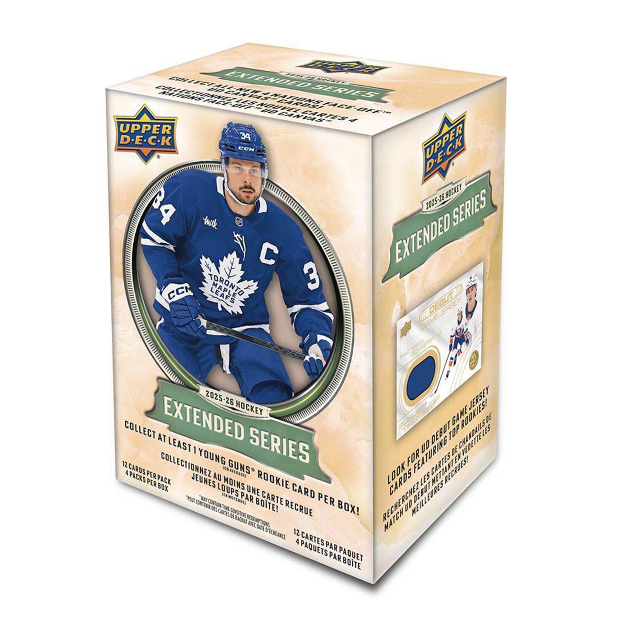 NHL 2025/26 Upper Deck Extended Series Blaster Box | 4 Packs