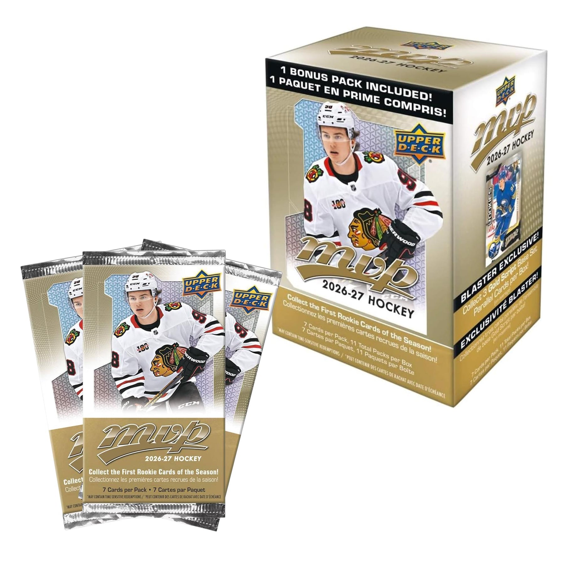 NHL 2026/27 Upper Deck MVP Hockey Blaster Box | 11 Packs