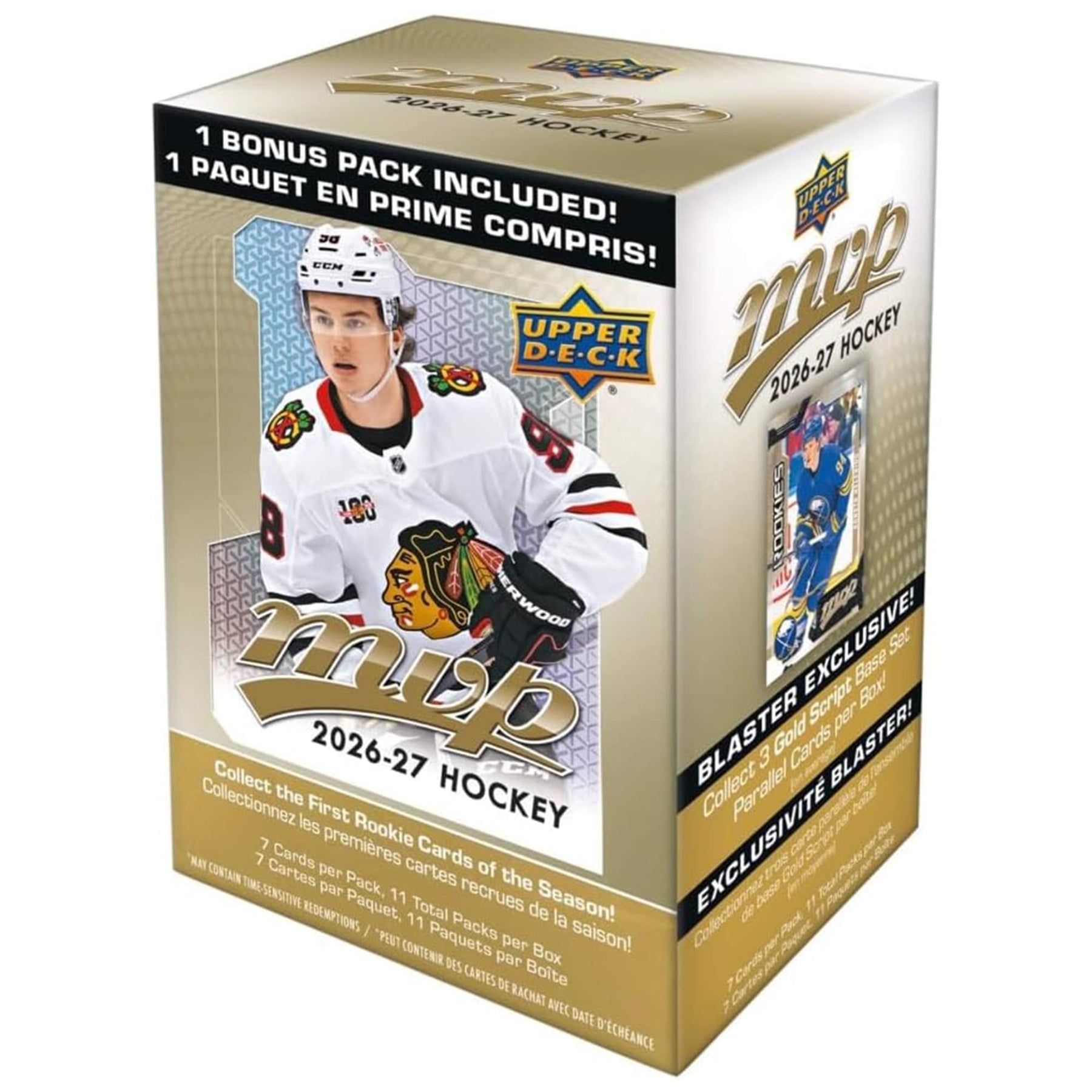 NHL 2026/27 Upper Deck MVP Hockey Blaster Box | 11 Packs