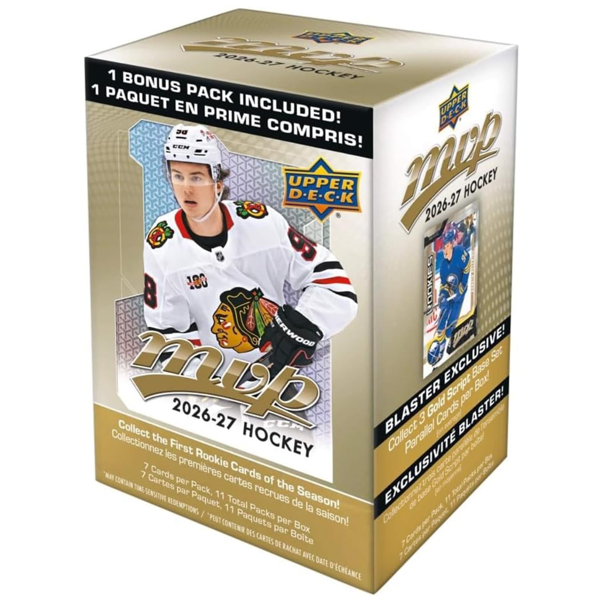 NHL 2026/27 Upper Deck MVP Hockey Blaster Box | 11 Packs
